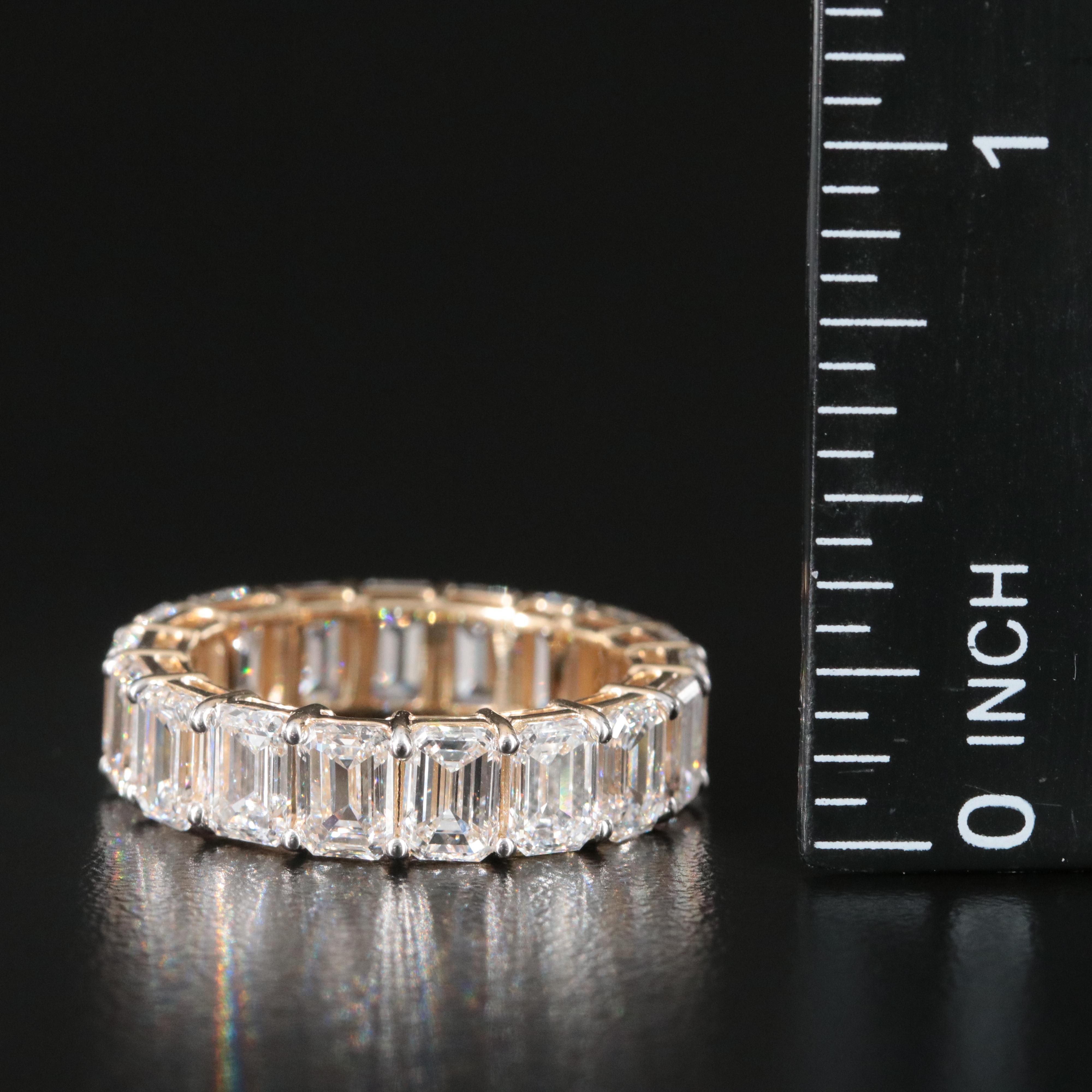 14K 7.43 CTW Lab Grown Diamond Eternity Band