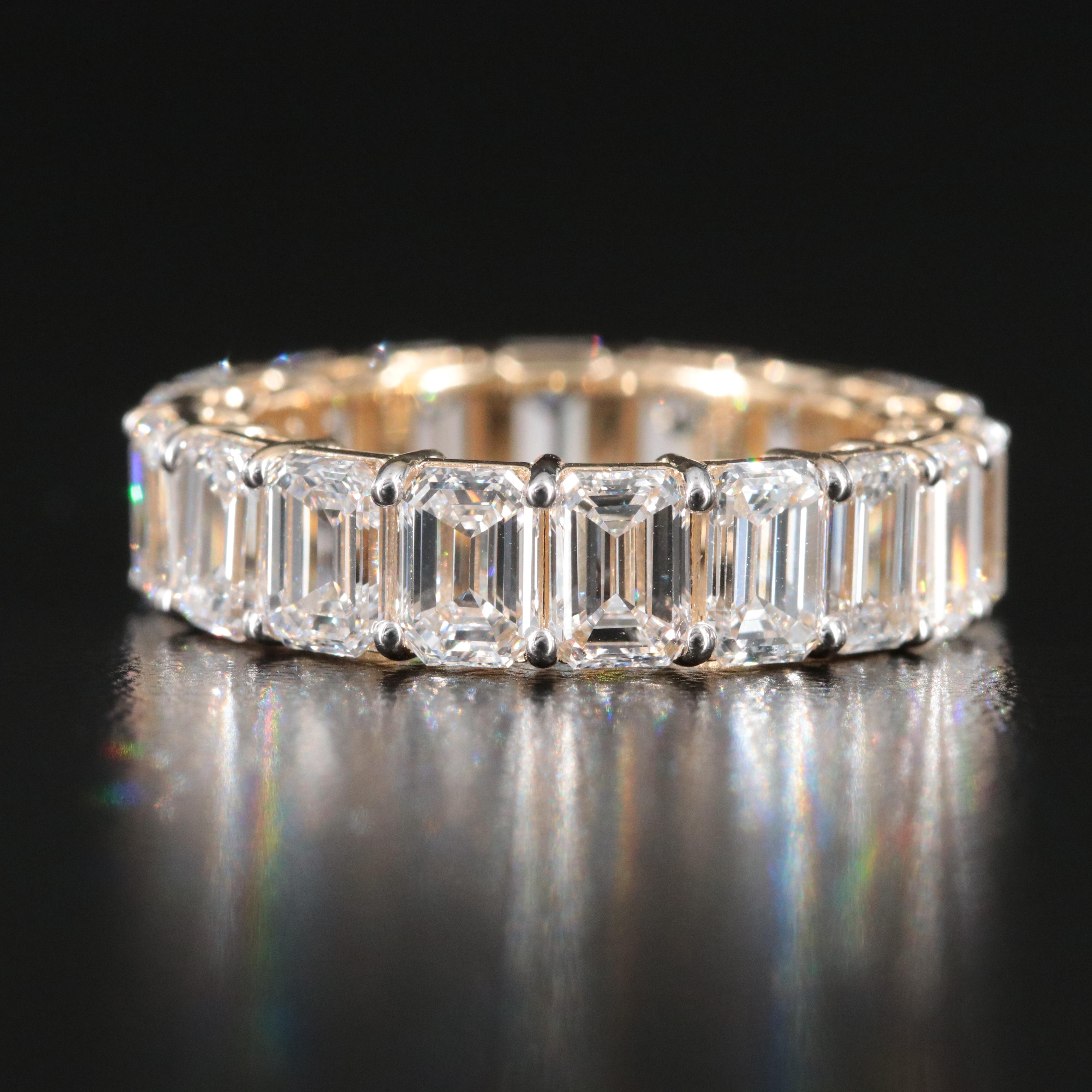14K 7.43 CTW Lab Grown Diamond Eternity Band