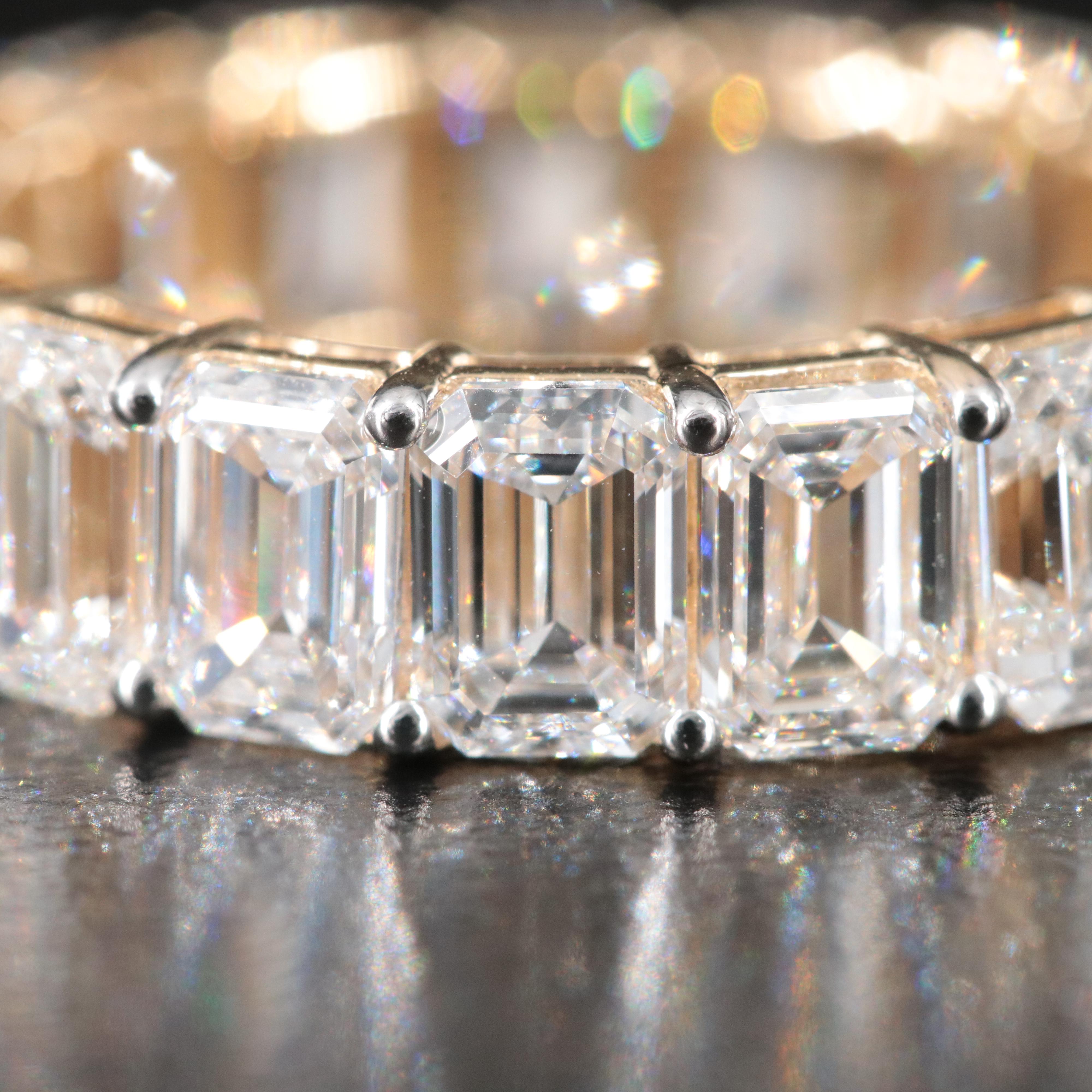 14K 7.43 CTW Lab Grown Diamond Eternity Band