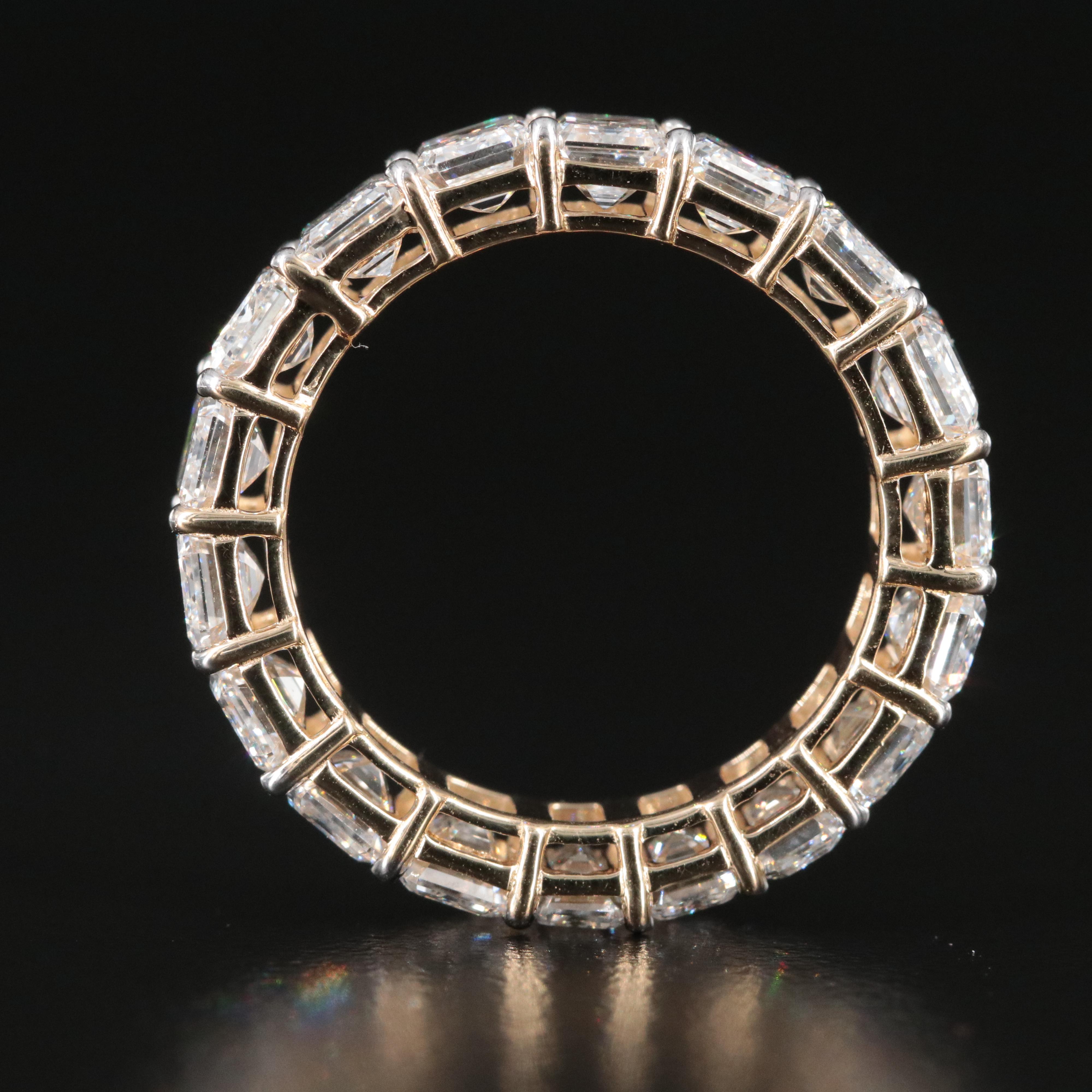 14K 7.43 CTW Lab Grown Diamond Eternity Band