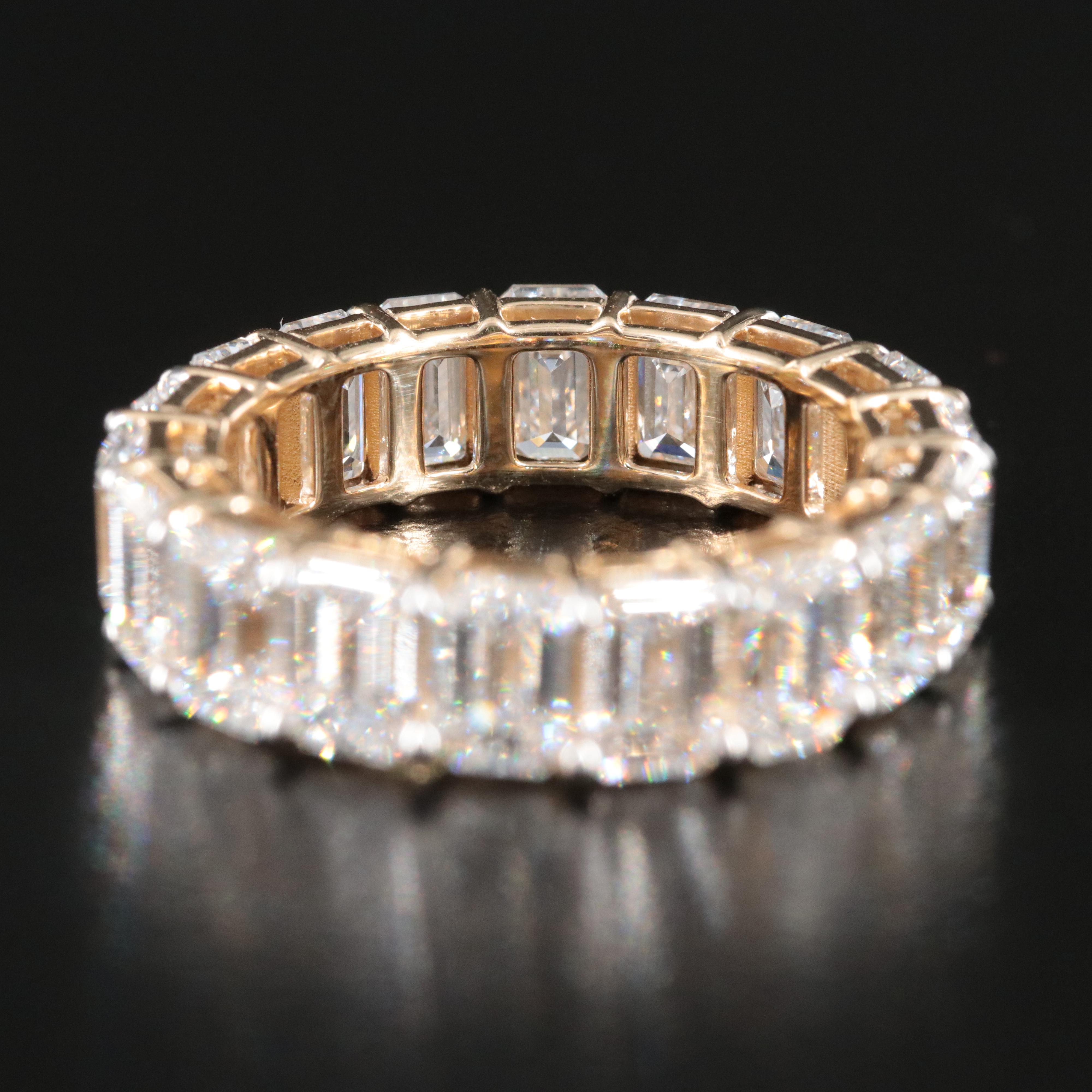 14K 7.43 CTW Lab Grown Diamond Eternity Band