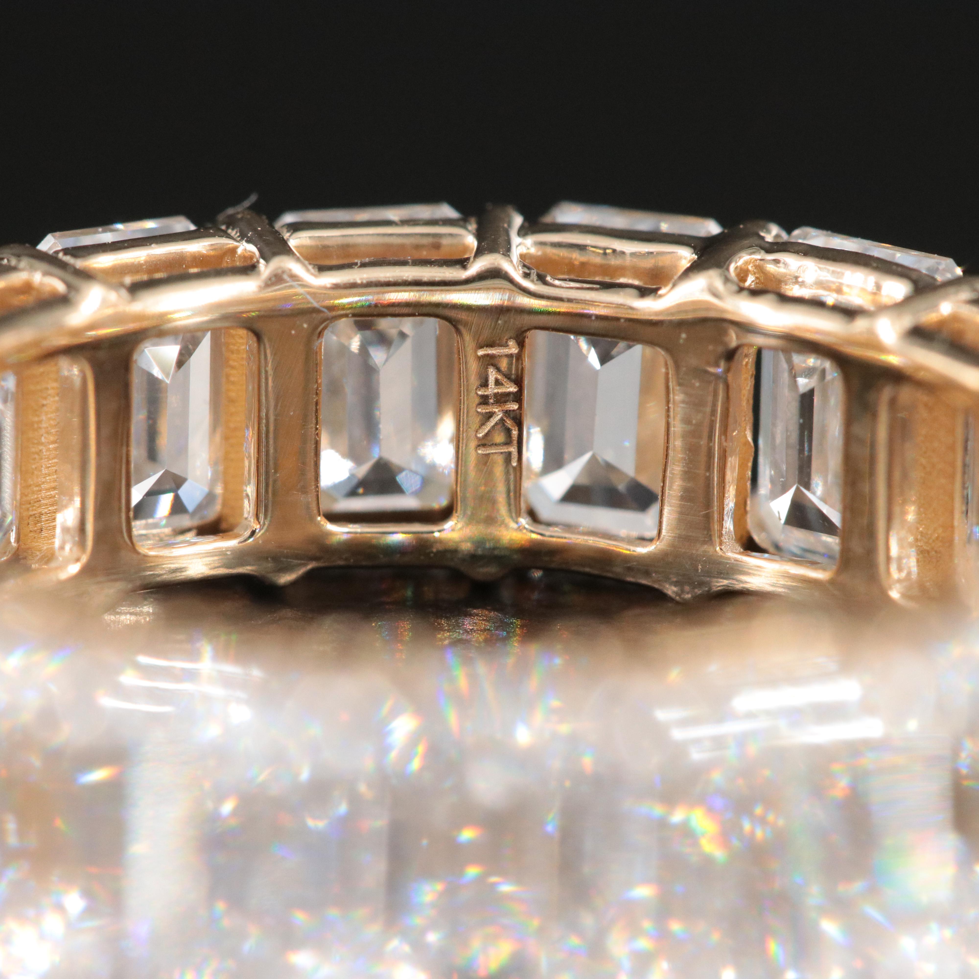 14K 7.43 CTW Lab Grown Diamond Eternity Band
