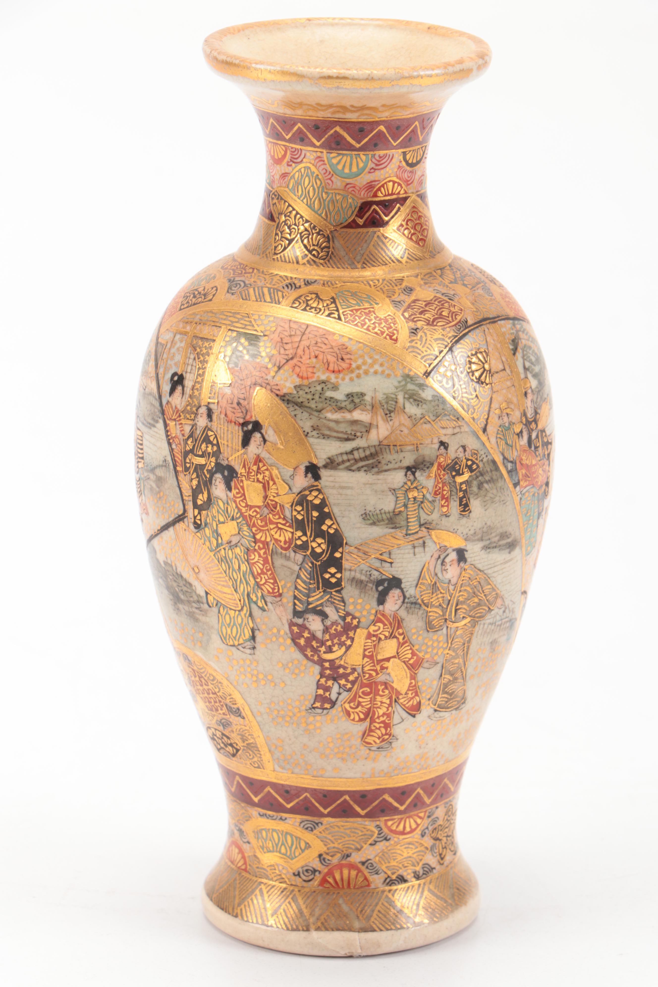 Japanese Satsuma Vases