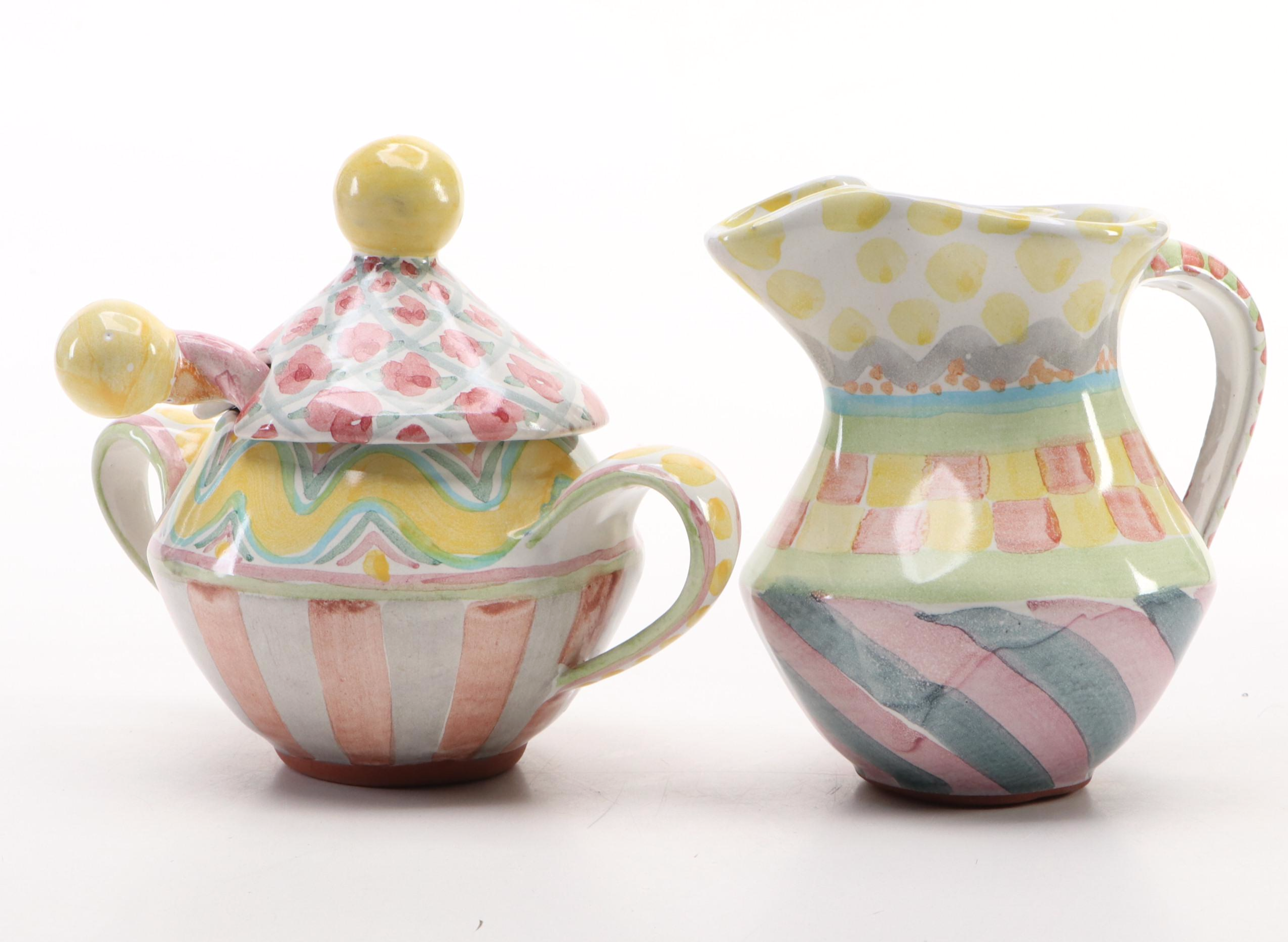 MacKenzie-Childs "Piccadilly" Casserole Dish  and Other Tableware