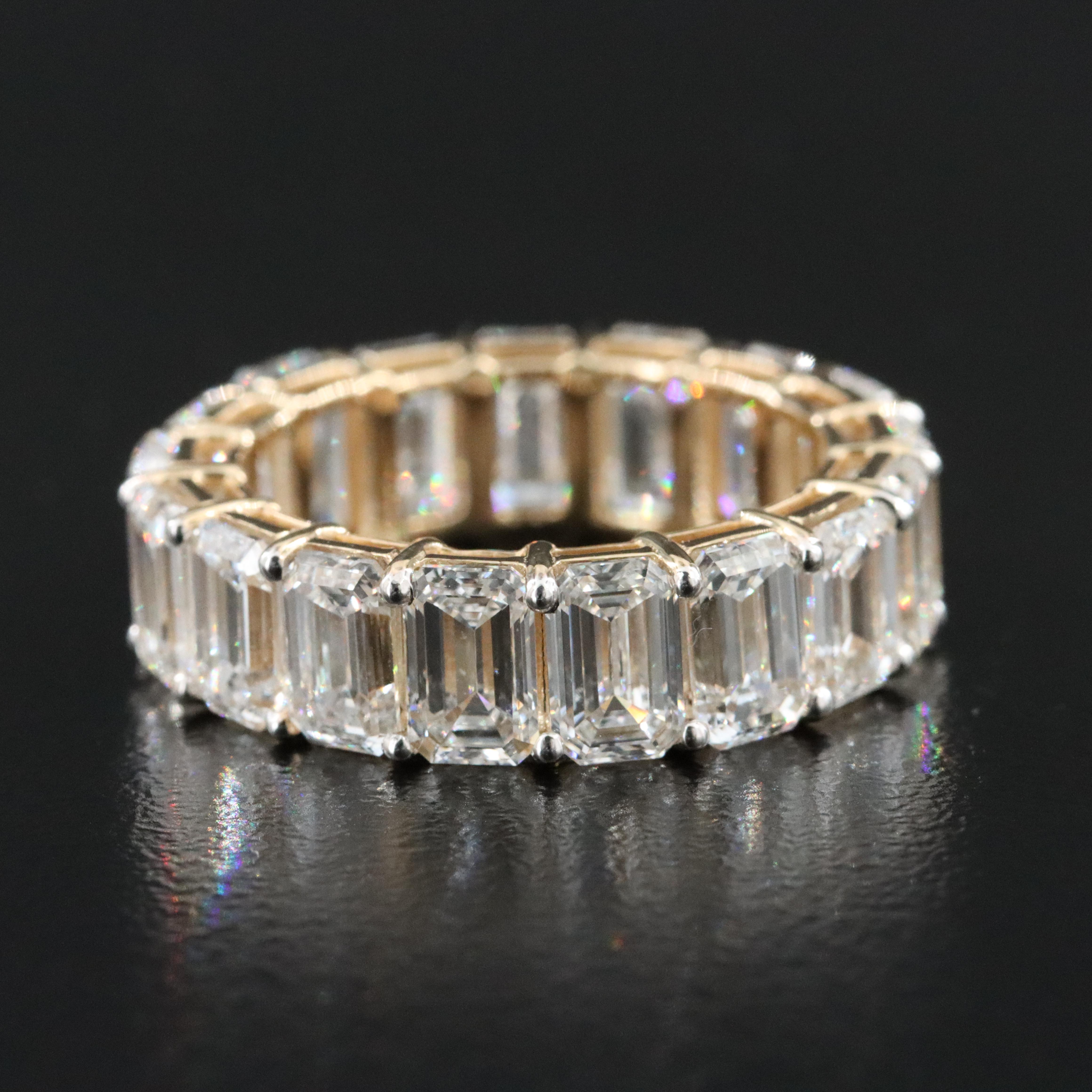 14K 9.32 CTW Lab Grown Diamond Eternity Band