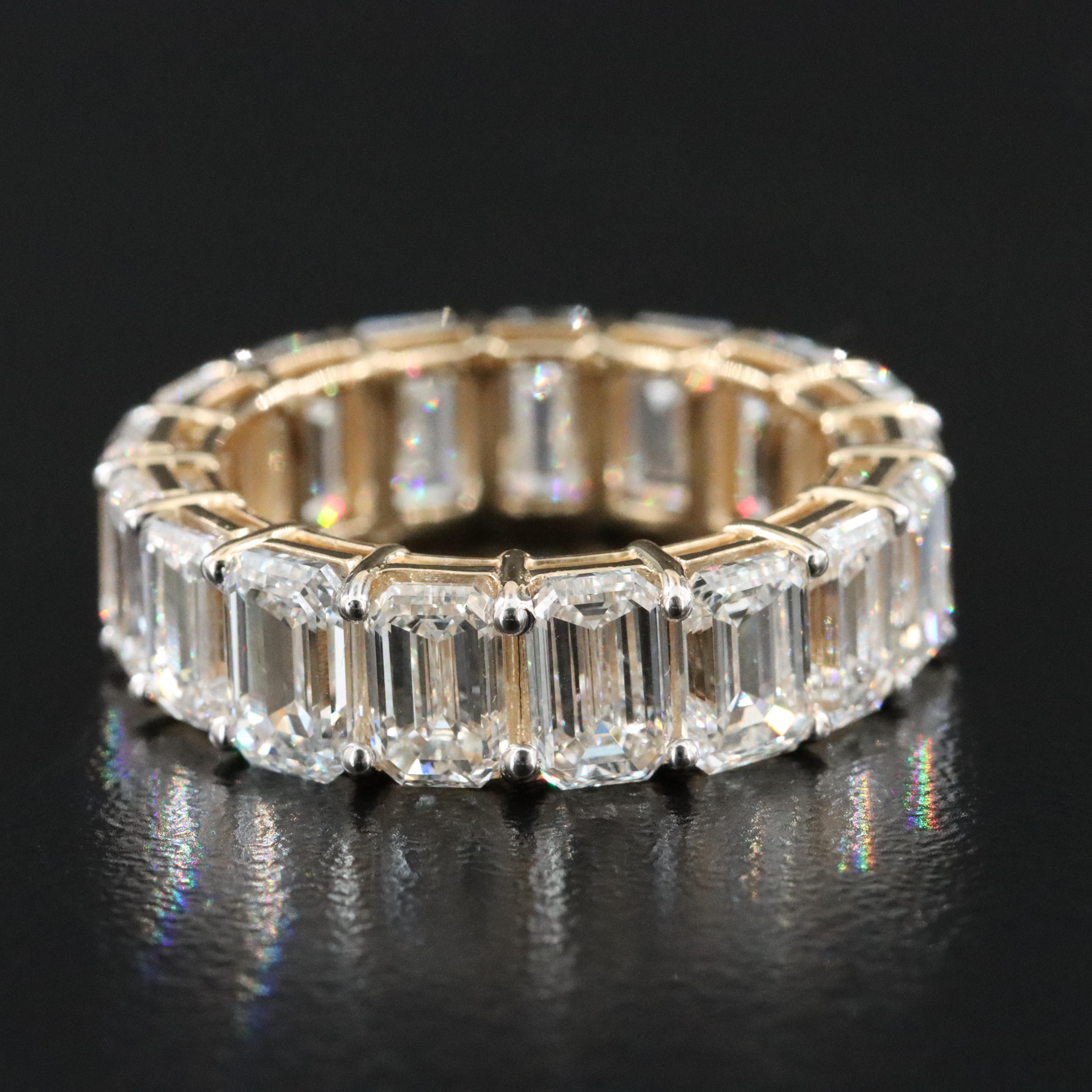 14K 9.32 CTW Lab Grown Diamond Eternity Band