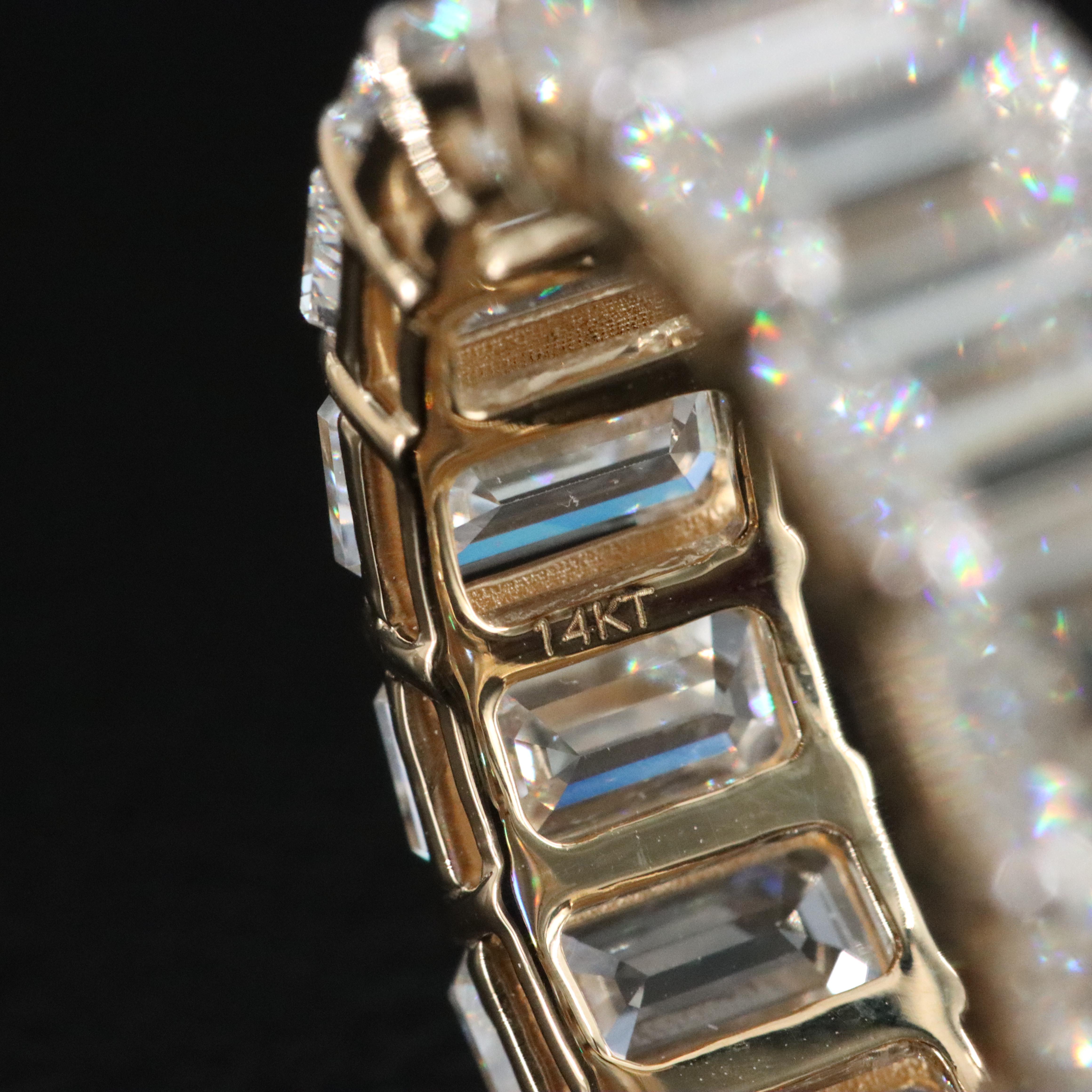 14K 9.32 CTW Lab Grown Diamond Eternity Band