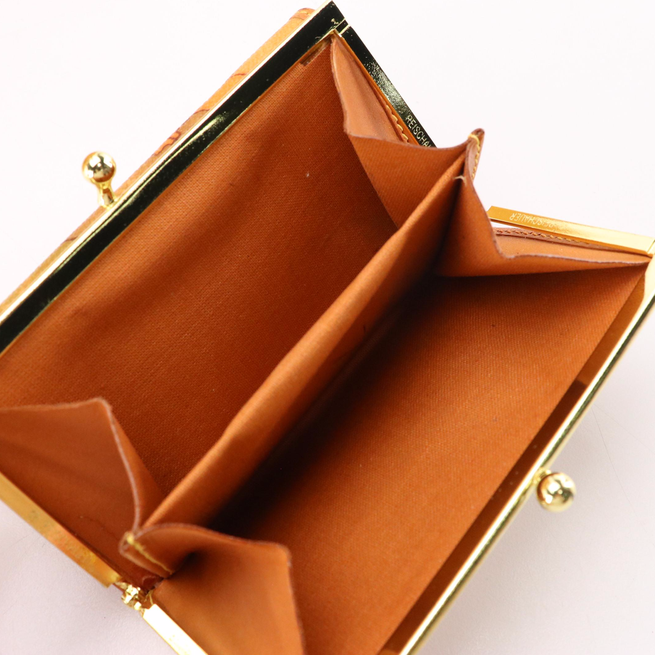 Alviero Martini 1A Two-Way Shoulder Bag and Compact Wallet in Geo Print Canvas