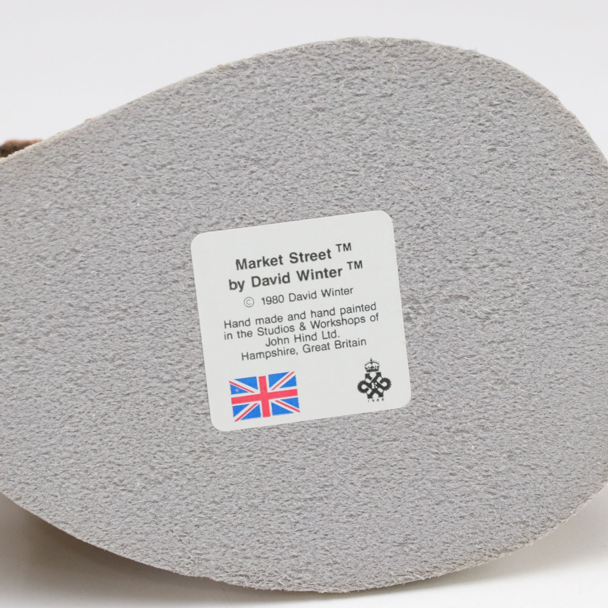 Six David Winter Cottages with "Hertford Court" and "Market Street"