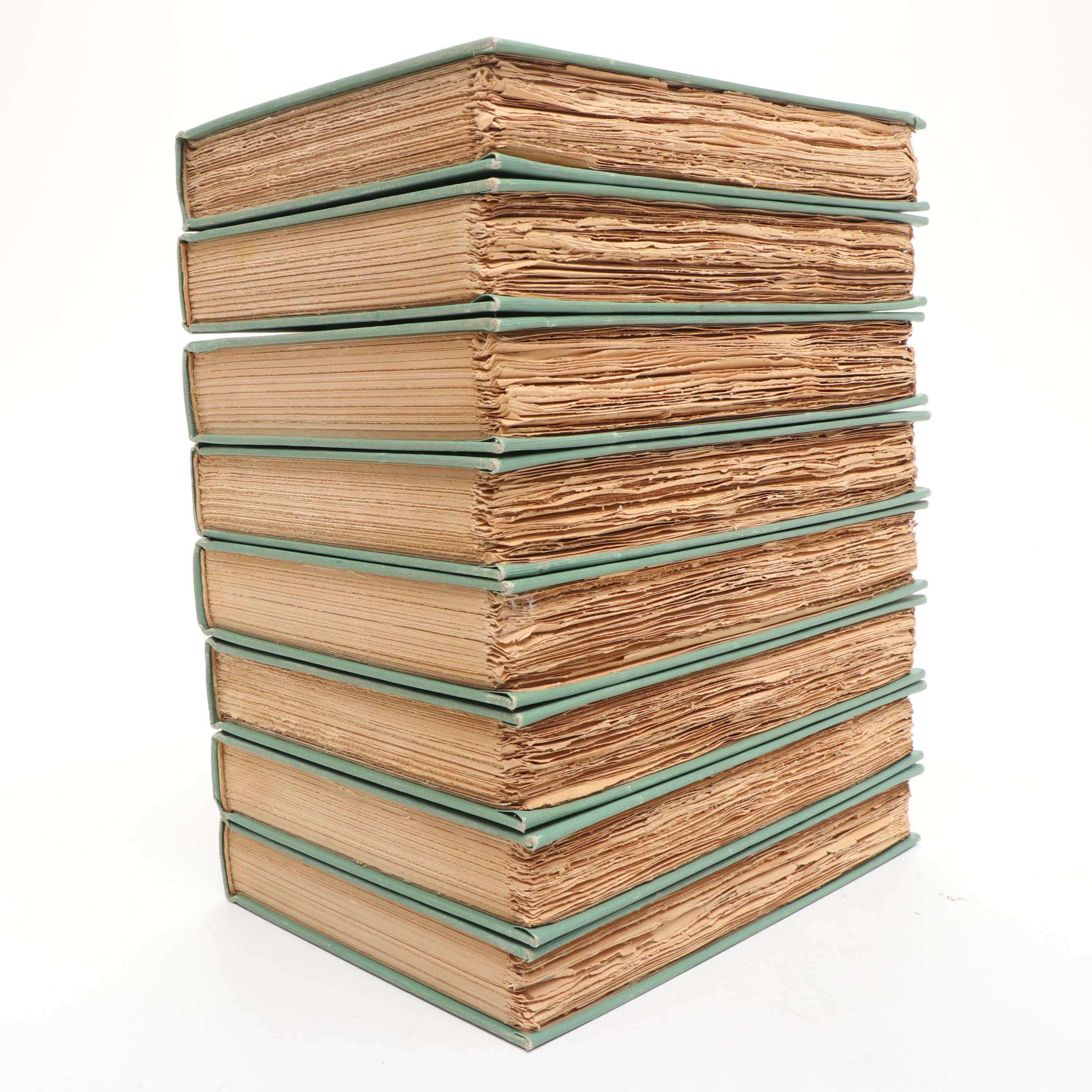 Illustrated Cabinet Edition "The Works of Jane Austen" Partial Set, circa 1910