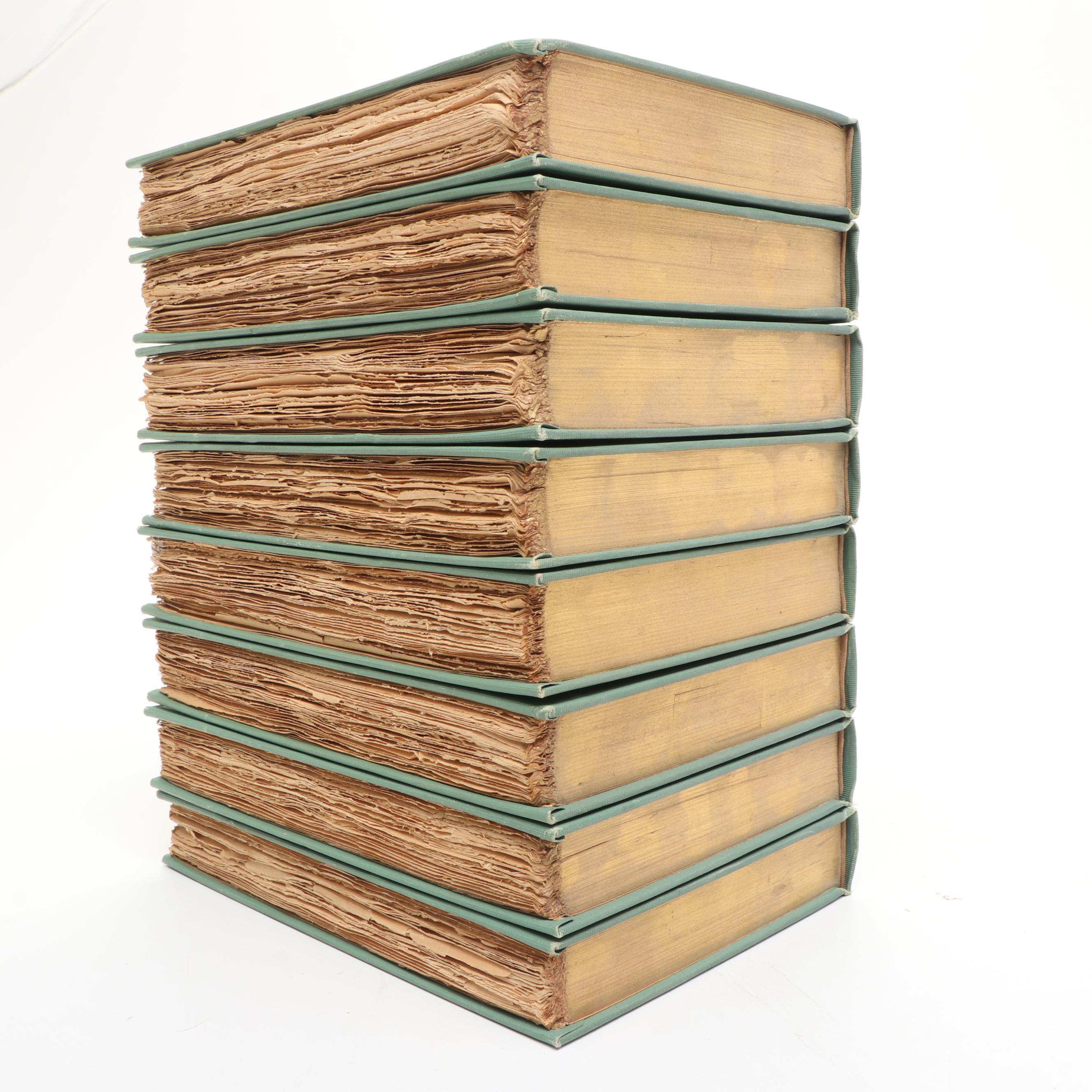 Illustrated Cabinet Edition "The Works of Jane Austen" Partial Set, circa 1910