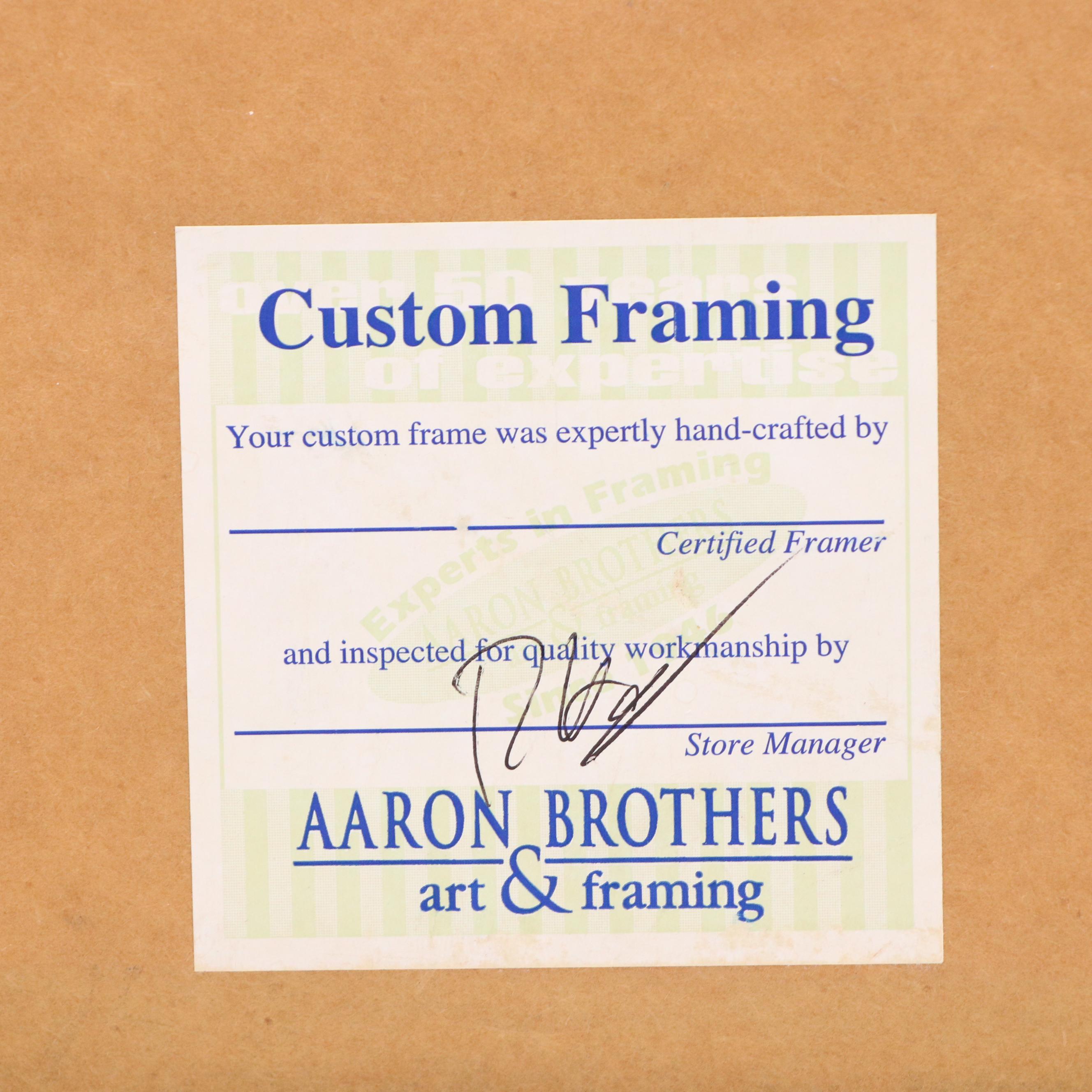 Mary Bell Watercolor Painting of Bridge Players, Mid to Late 20th Century