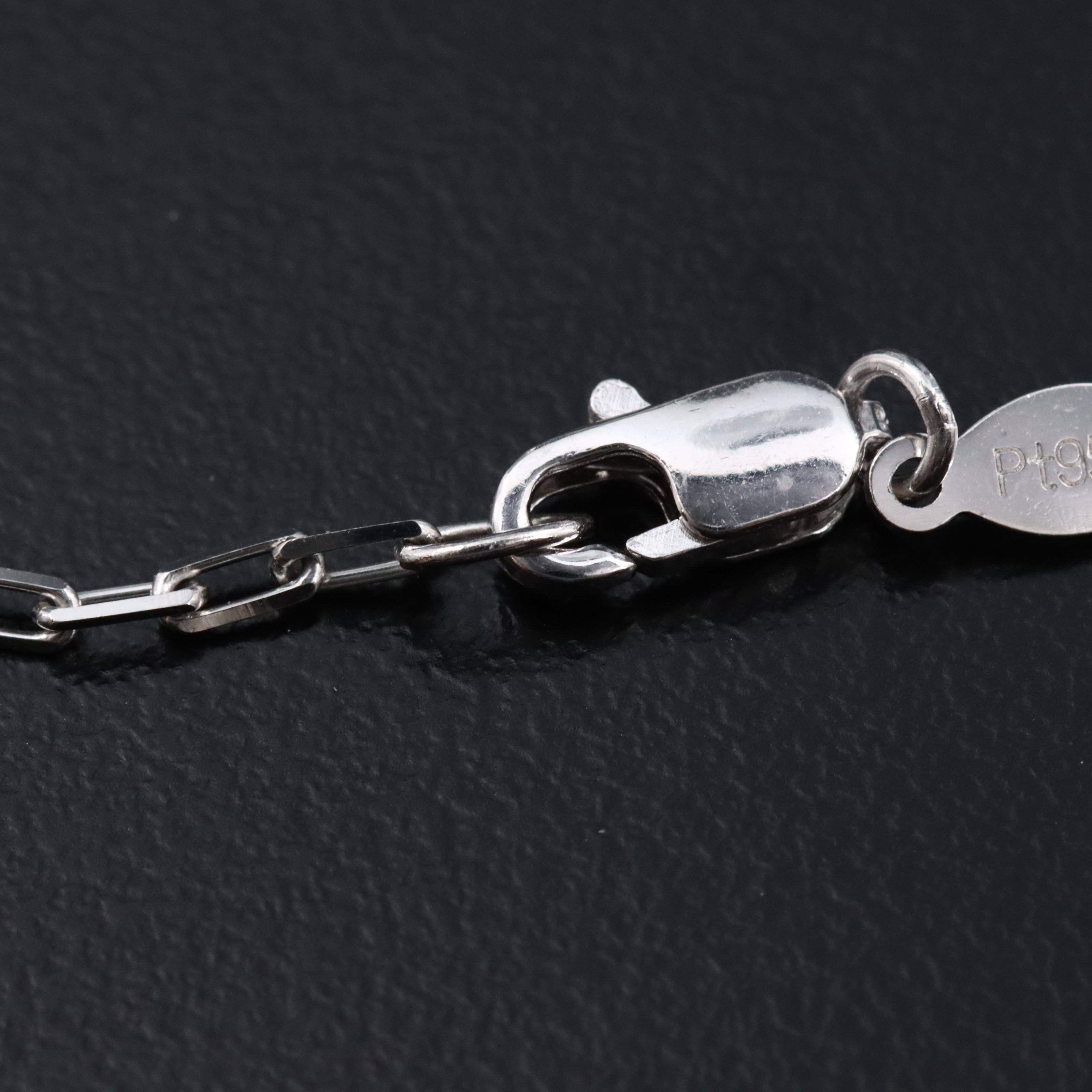 Platinum 9.40 CTW Lab Grown Diamond Station Necklace