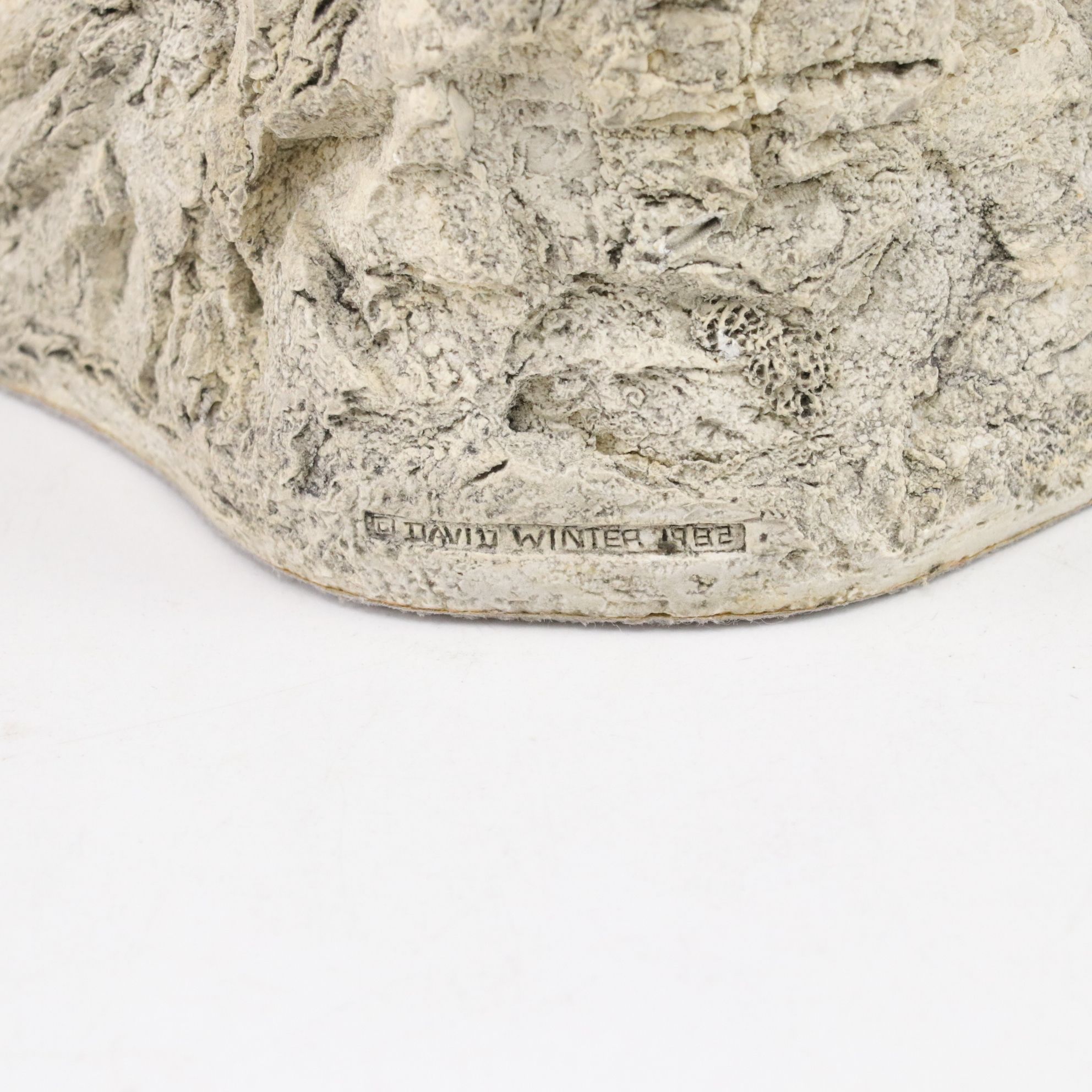 Five David Winter Cottages with "Fairytale Castle", Late 20th Century