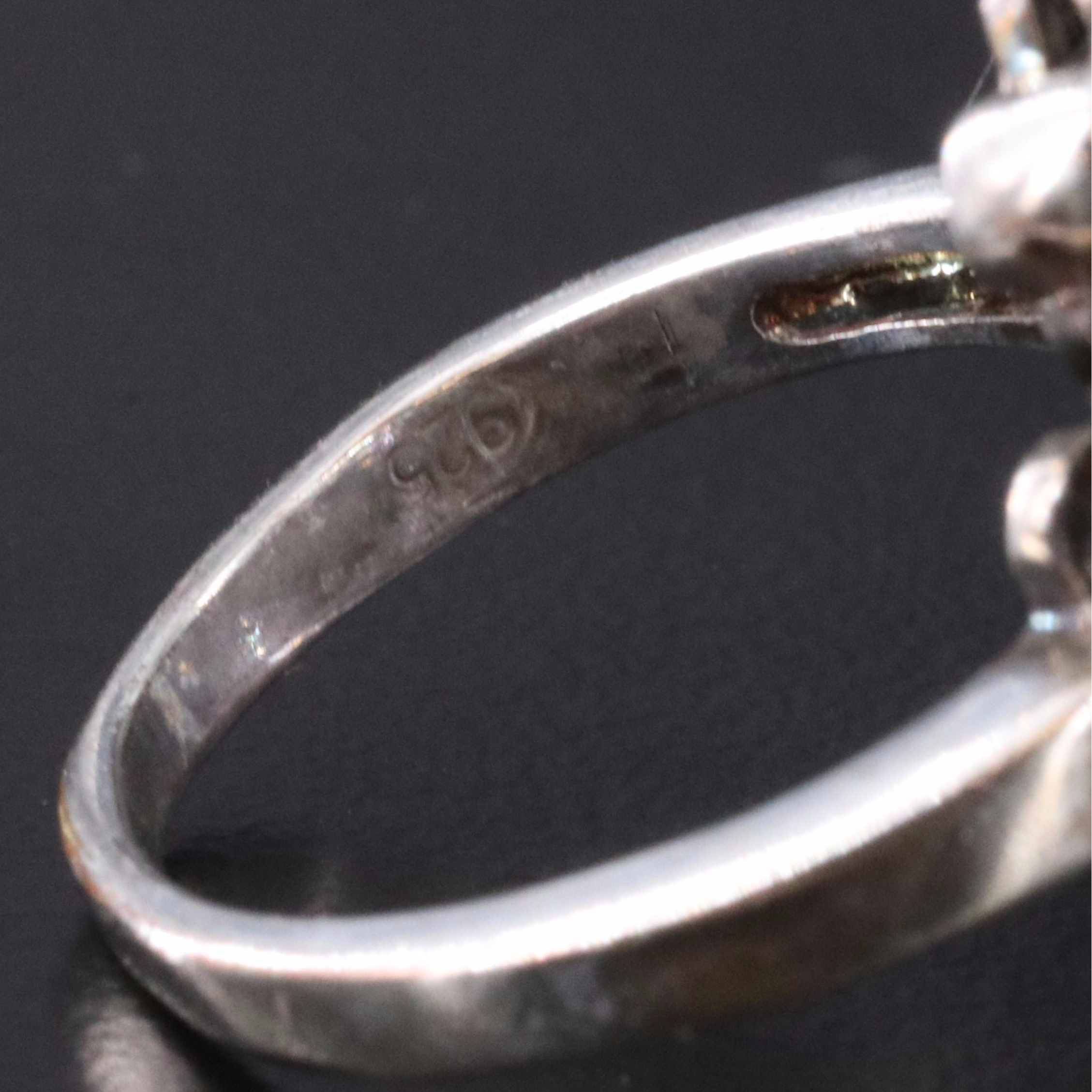 Sterling Flower Cluster