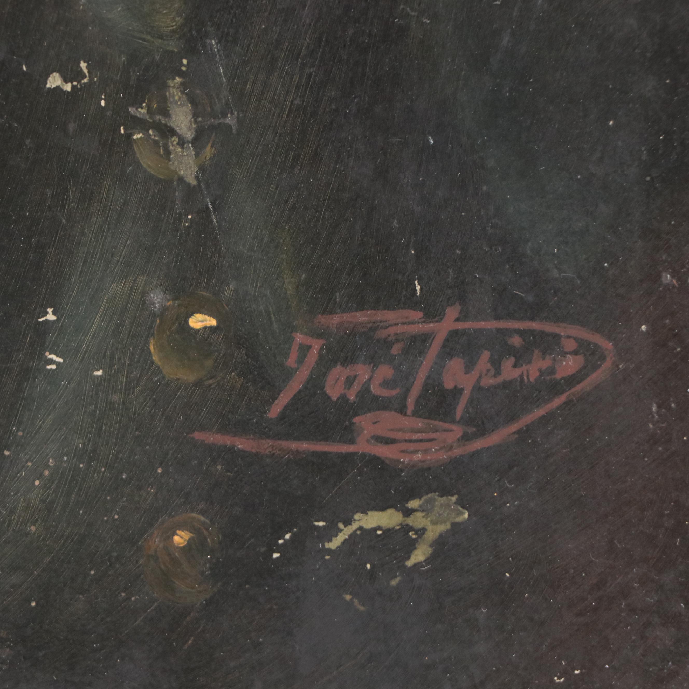 Oil Embellished Portrait Photograph of Gentlewoman, 1899