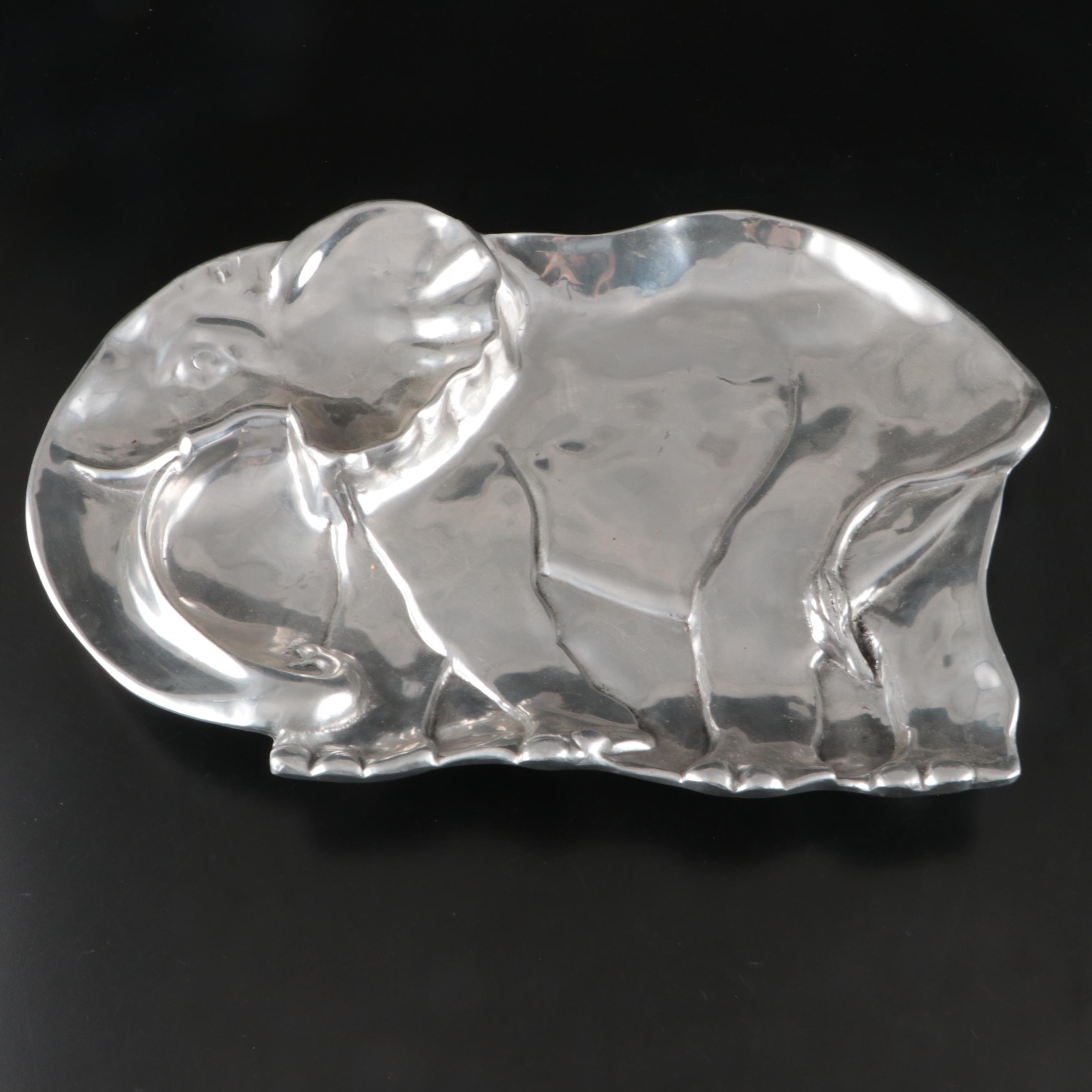 Mariposa with Other Metal Elephant Shaped Dishes and Tableware