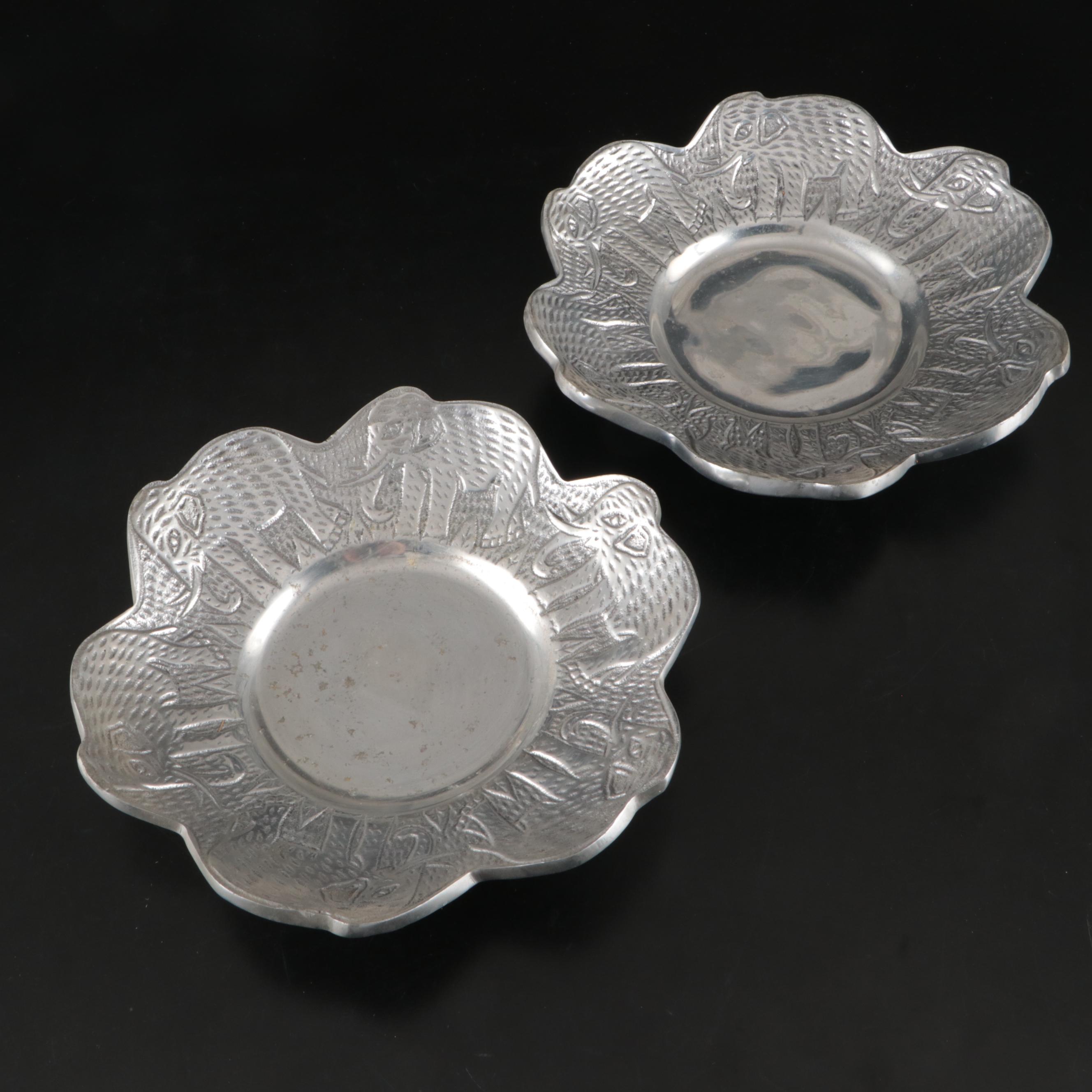 Mariposa with Other Metal Elephant Shaped Dishes and Tableware