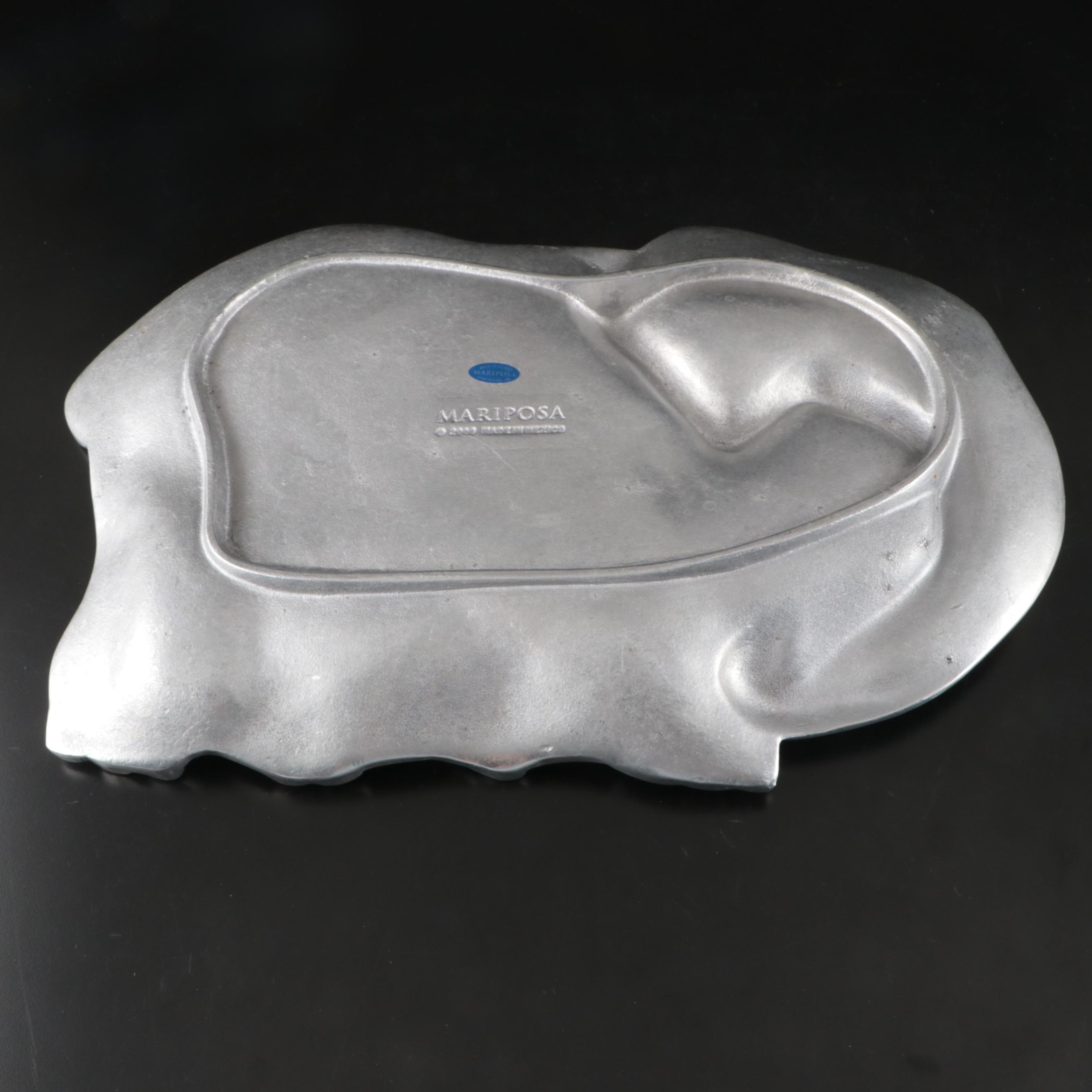 Mariposa with Other Metal Elephant Shaped Dishes and Tableware