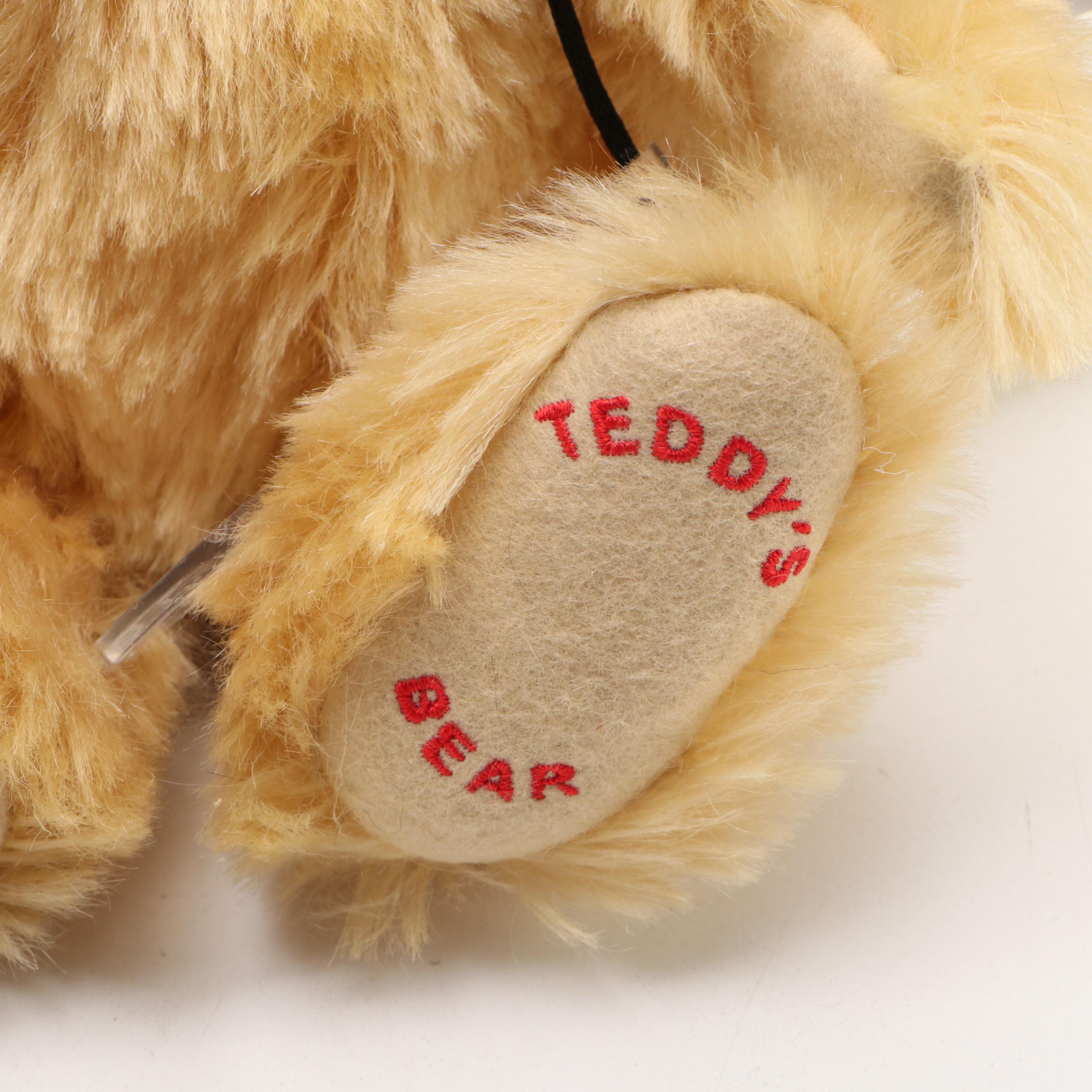 Steiff "Abraham Lincoln," "Teddy Bear George" and "Teddy's Bear" Stuffed Animals