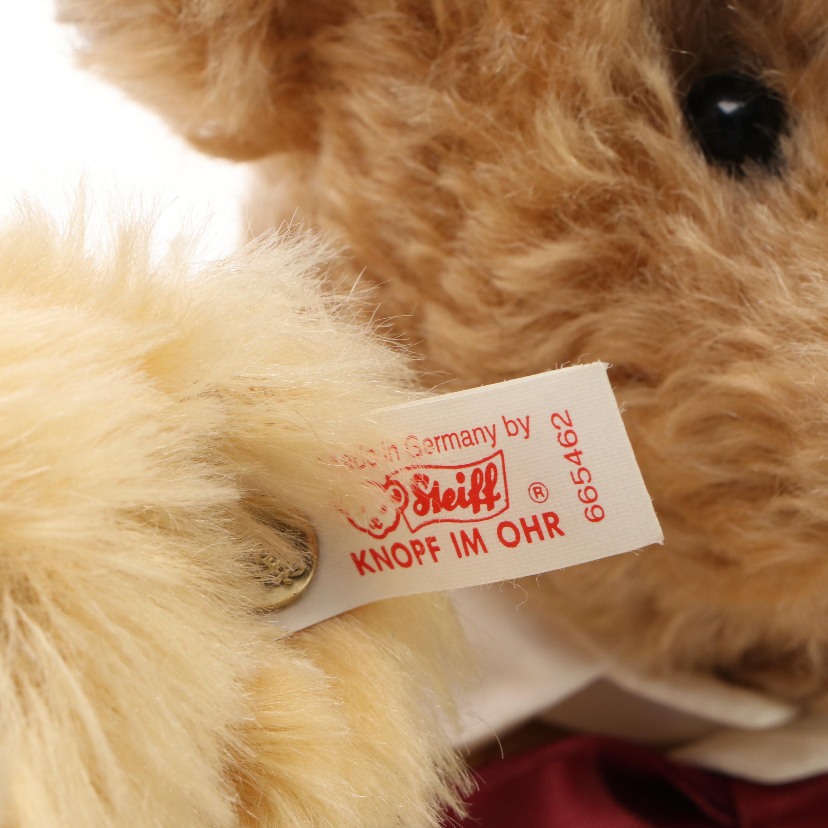 Steiff "Abraham Lincoln," "Teddy Bear George" and "Teddy's Bear" Stuffed Animals