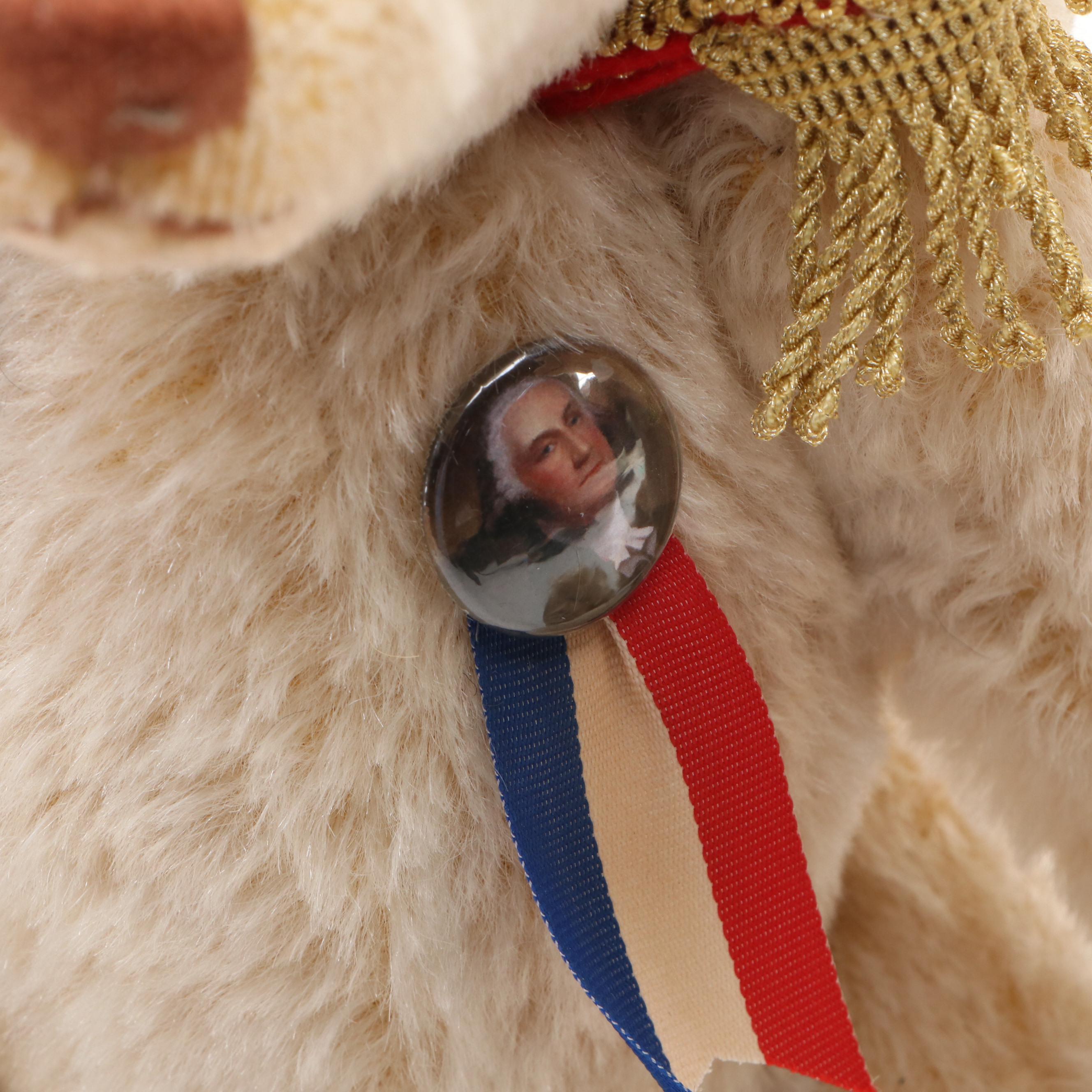 Steiff "Abraham Lincoln," "Teddy Bear George" and "Teddy's Bear" Stuffed Animals