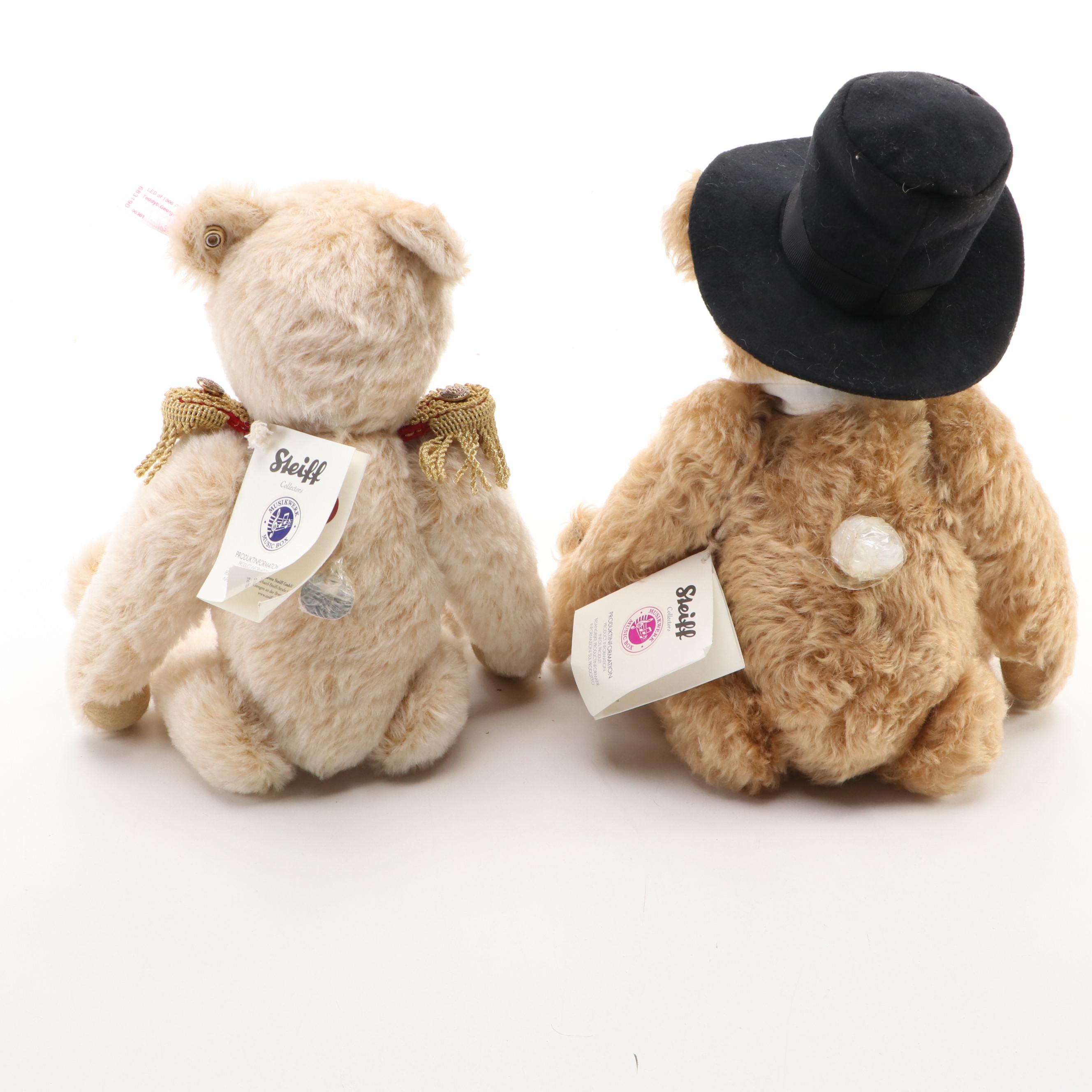 Steiff "Abraham Lincoln," "Teddy Bear George" and "Teddy's Bear" Stuffed Animals