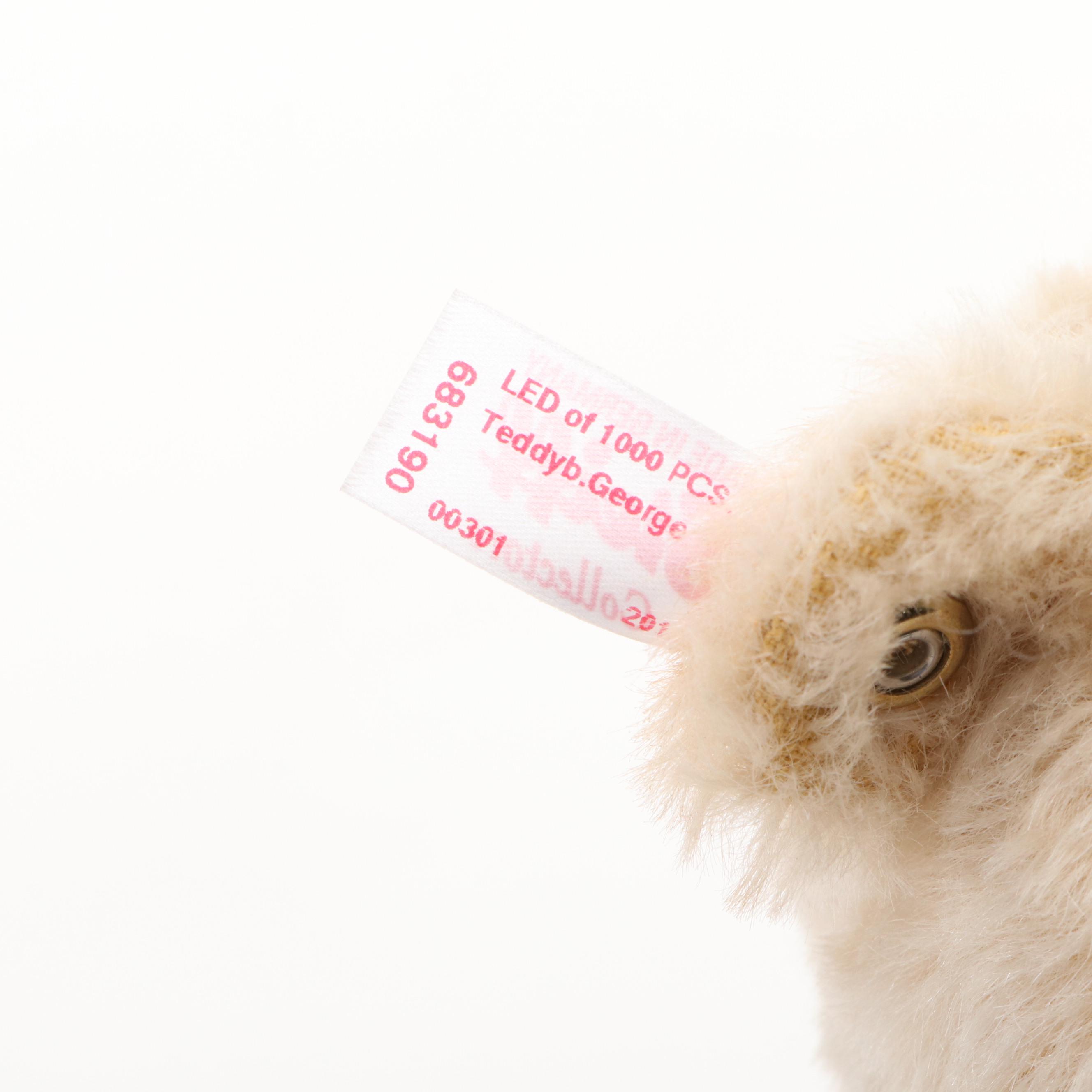 Steiff "Abraham Lincoln," "Teddy Bear George" and "Teddy's Bear" Stuffed Animals