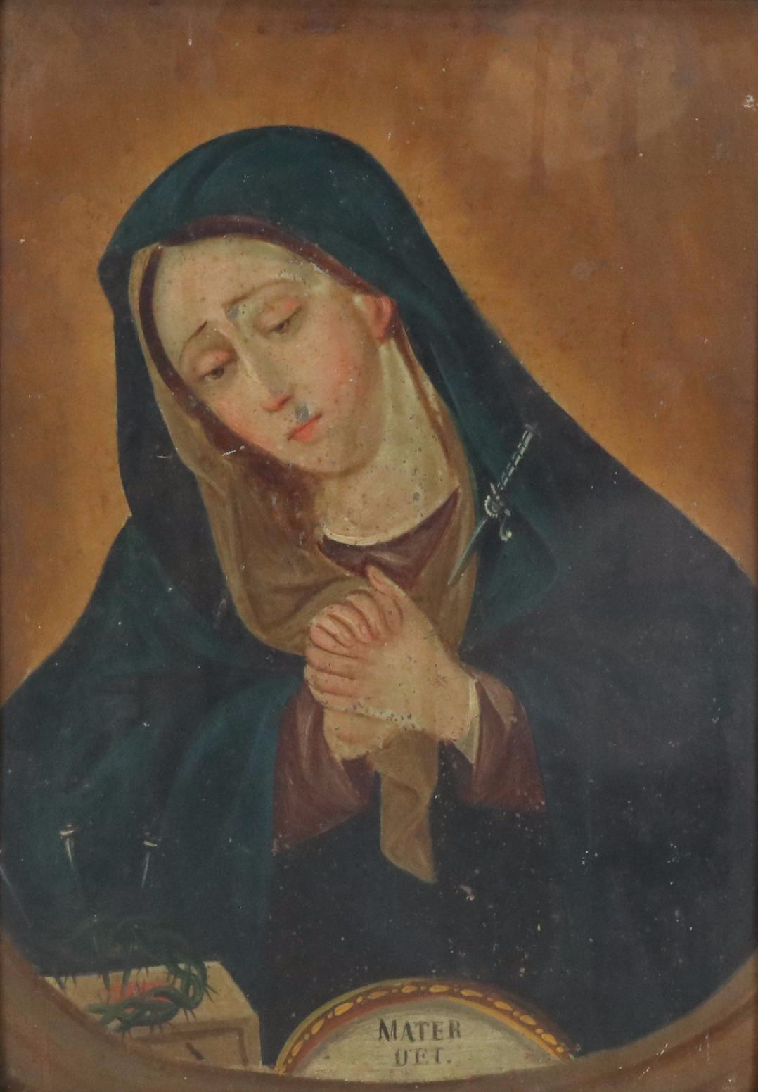 Mexican Mater Dolorosa Retablo