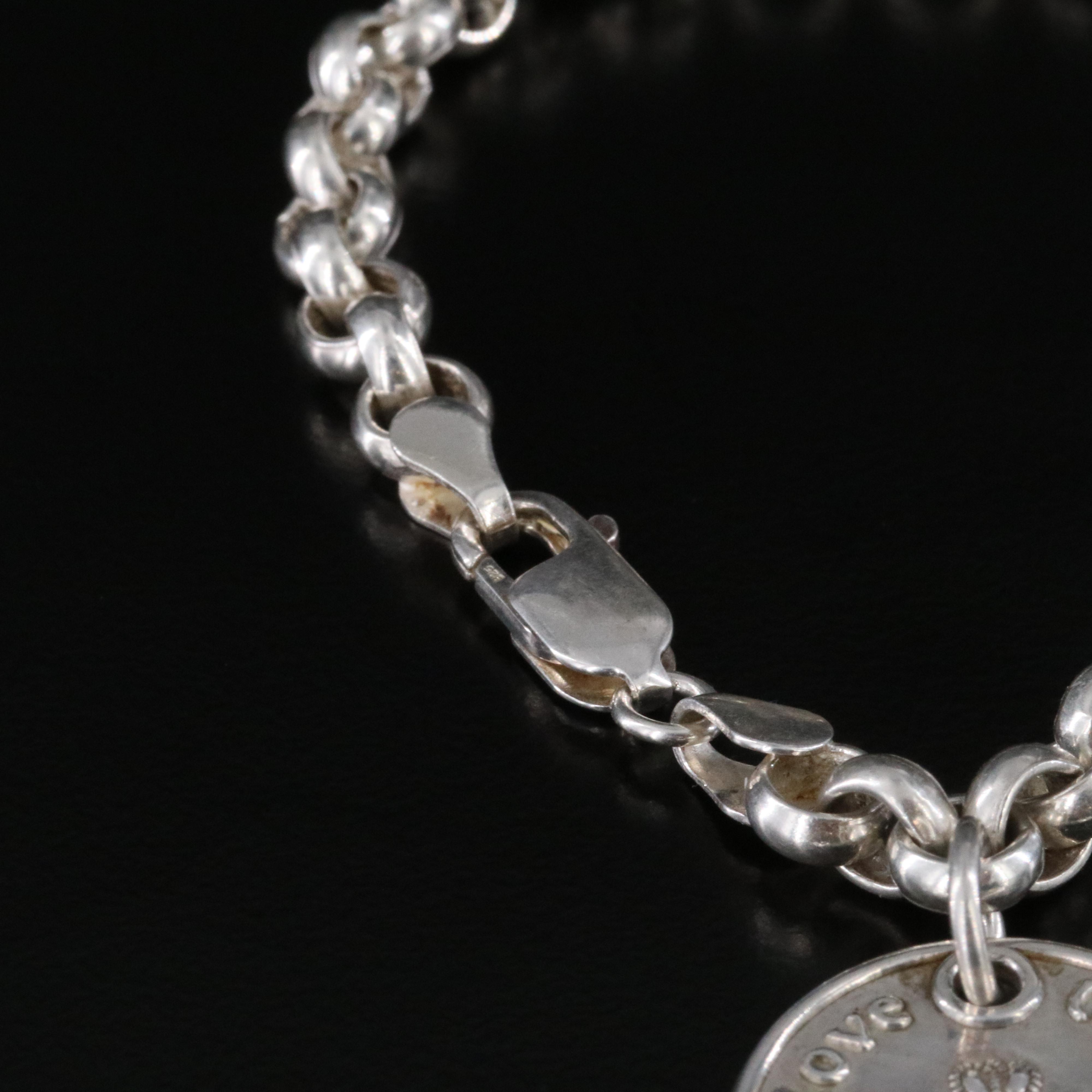 Irish Sterling Claddagh Charm Bracelet