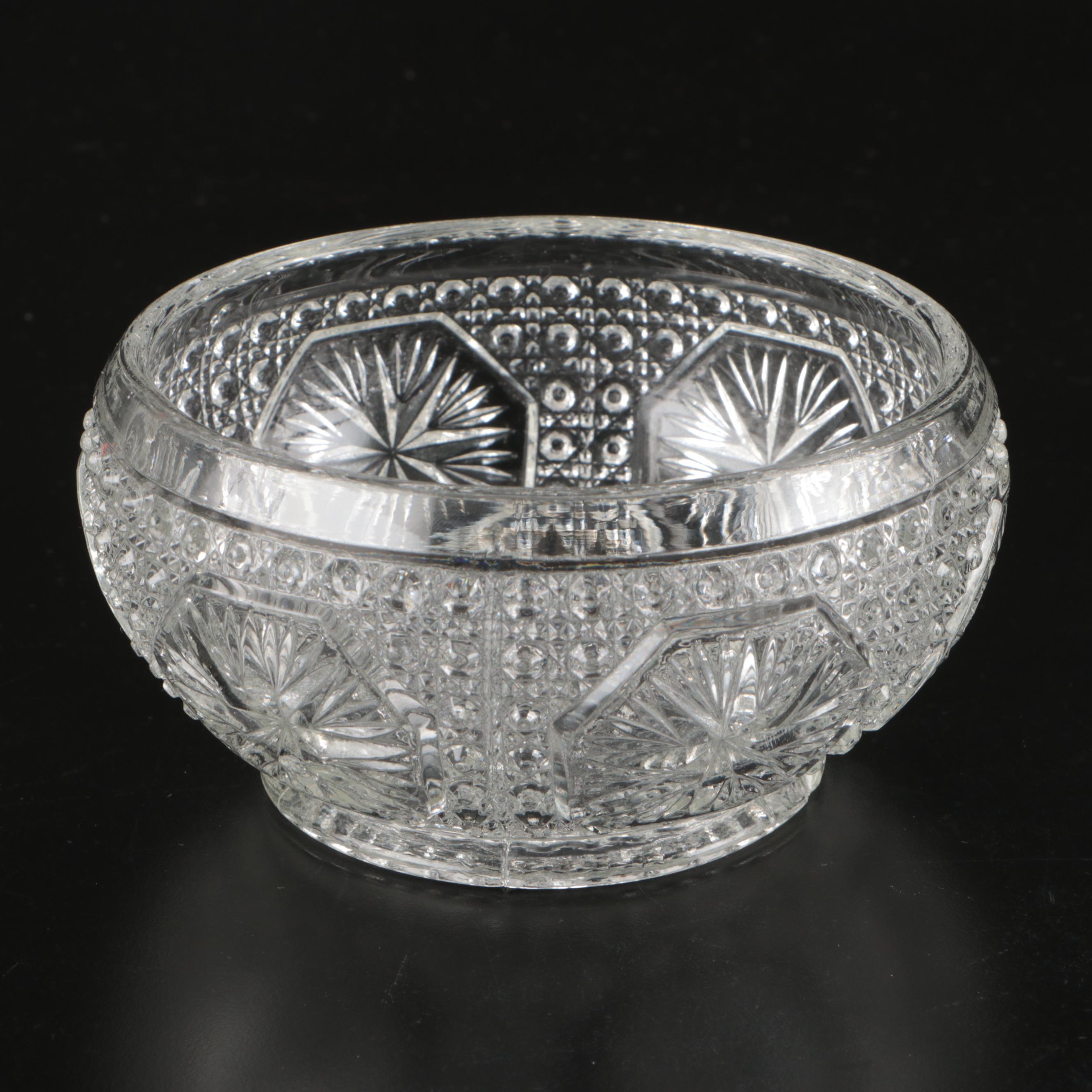 Steuben Glass Candlesticks, Indiana Glass Compote, Fostoria Side Plates & More