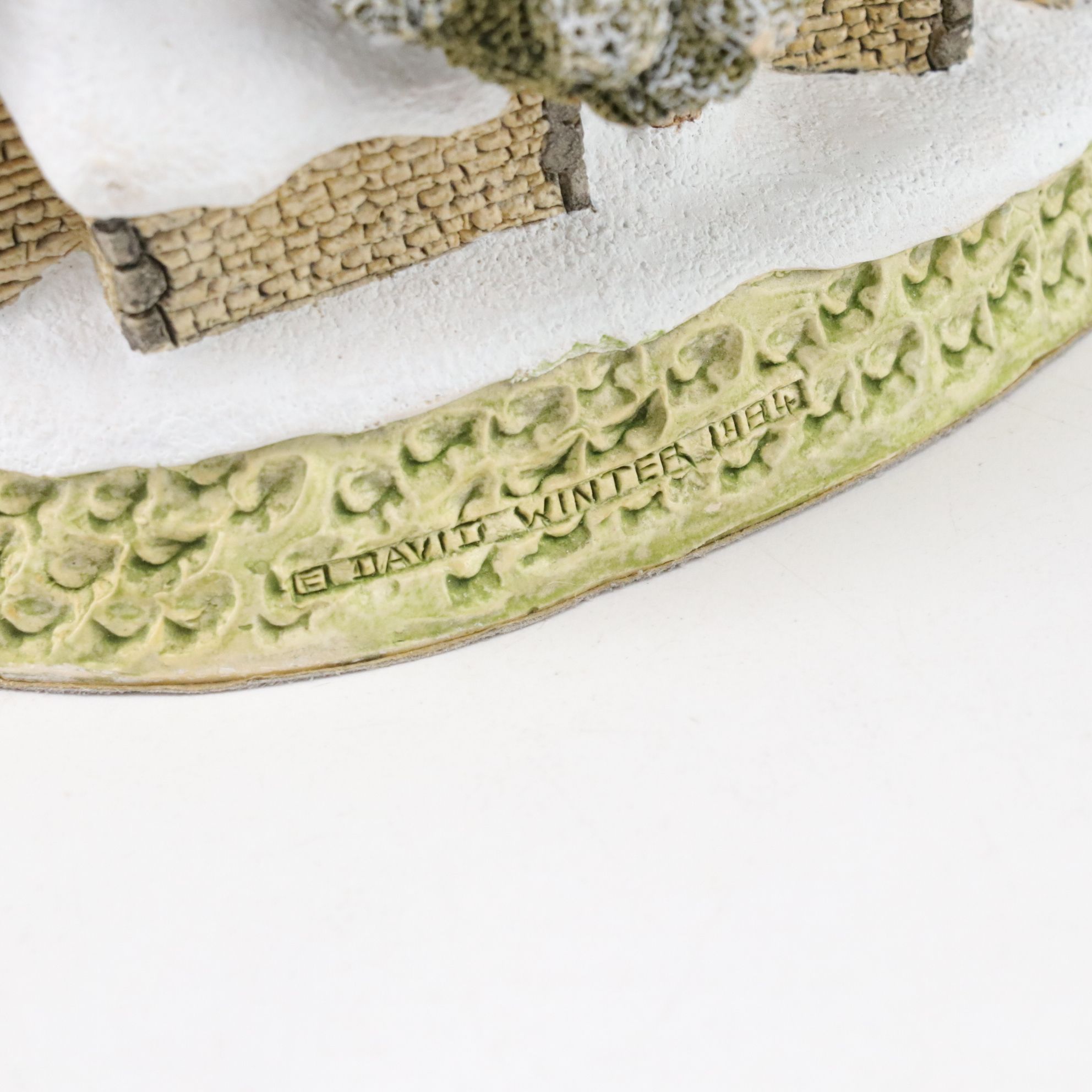 Six David Winter Cottages with "Squires Hall" and "Snow Cottage"