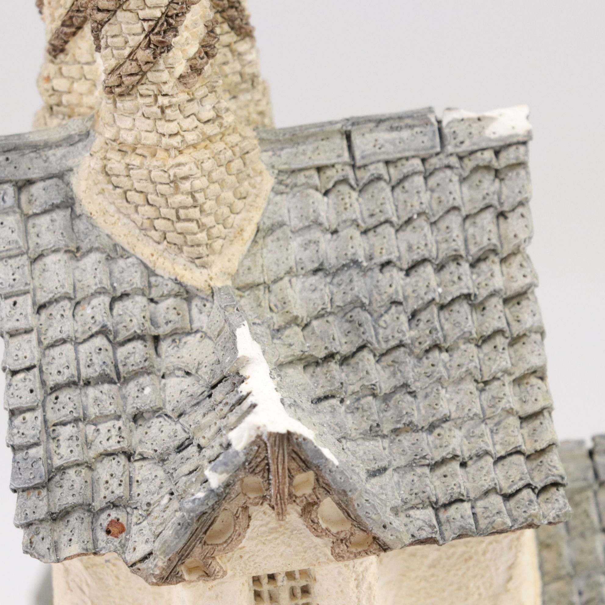 Six David Winter Cottages with "Squires Hall" and "Snow Cottage"