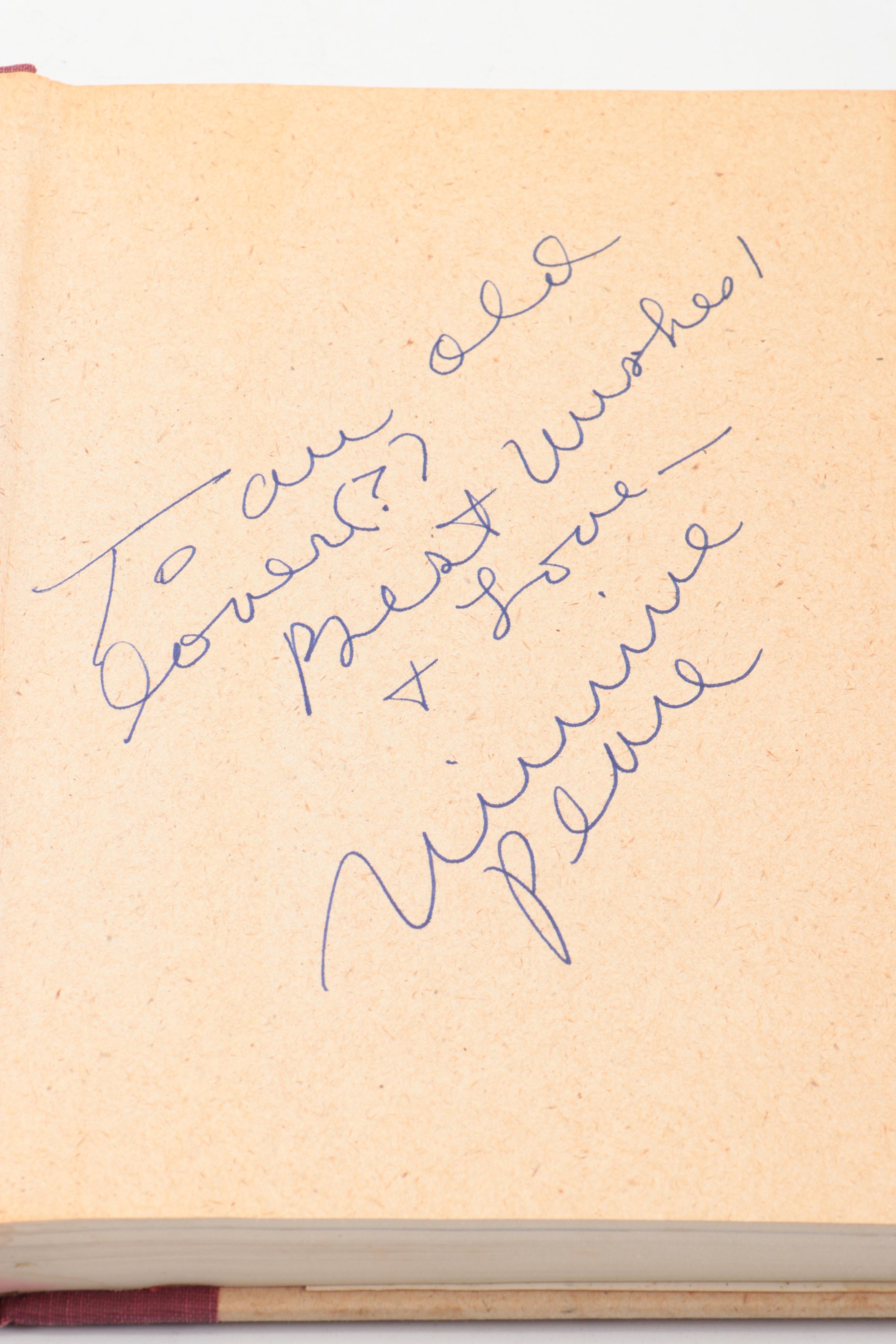 Signed "Minnie Pearl: An Autobiography" by Minnie Pearl, 1980