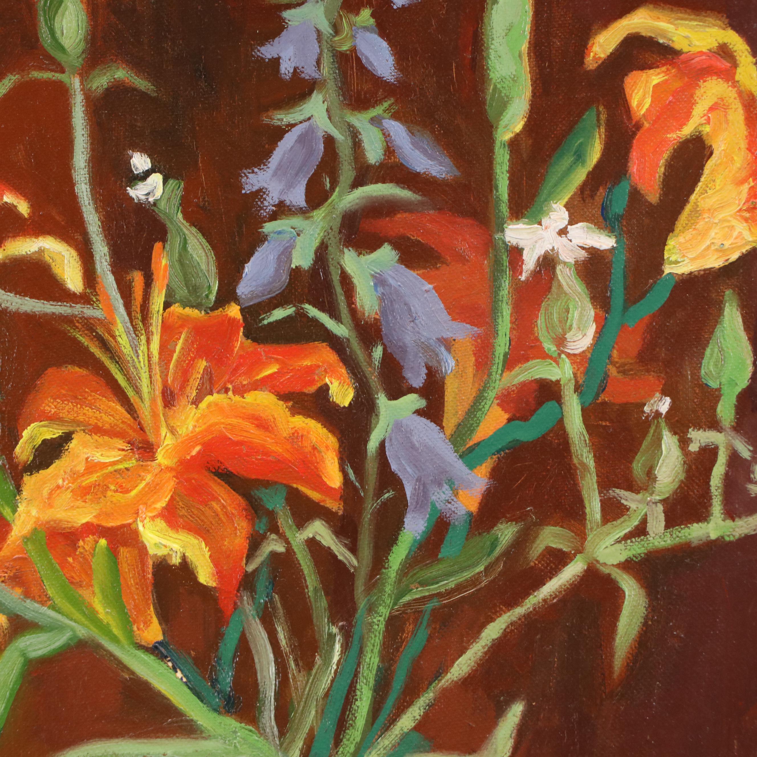 Bessie Hoover Wessel Oil Painting "Still Life," Early 20th Century