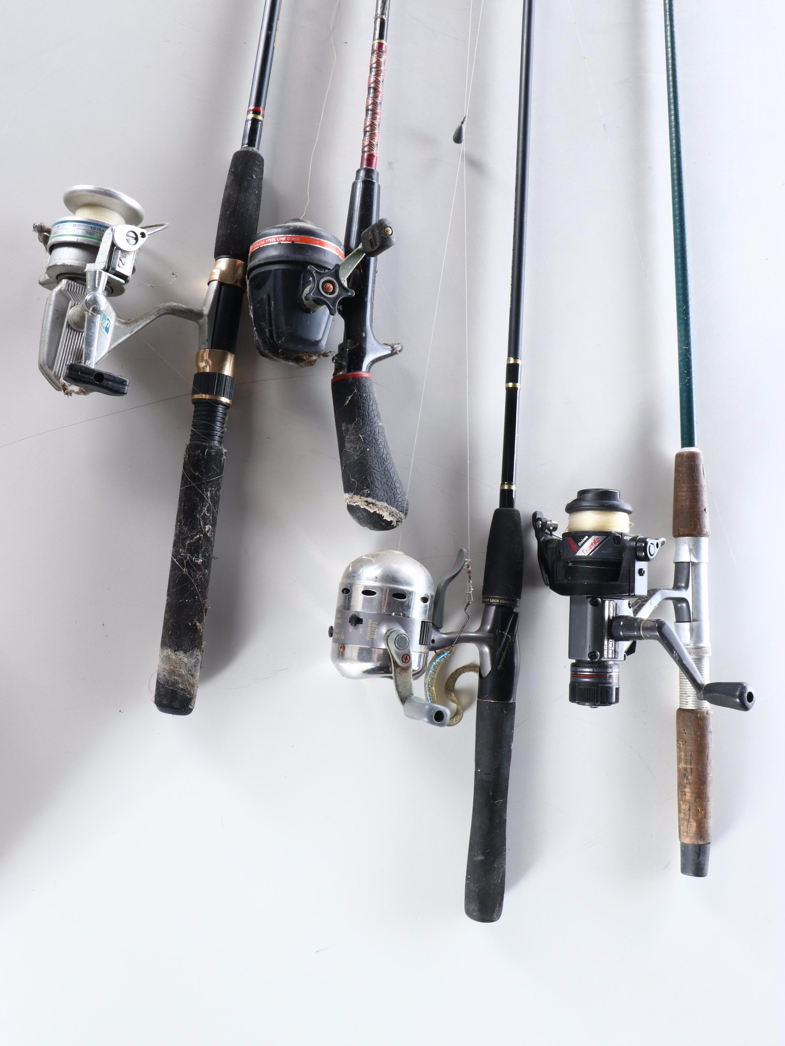 Fishing Collection Featuring Rods, Lures and More
