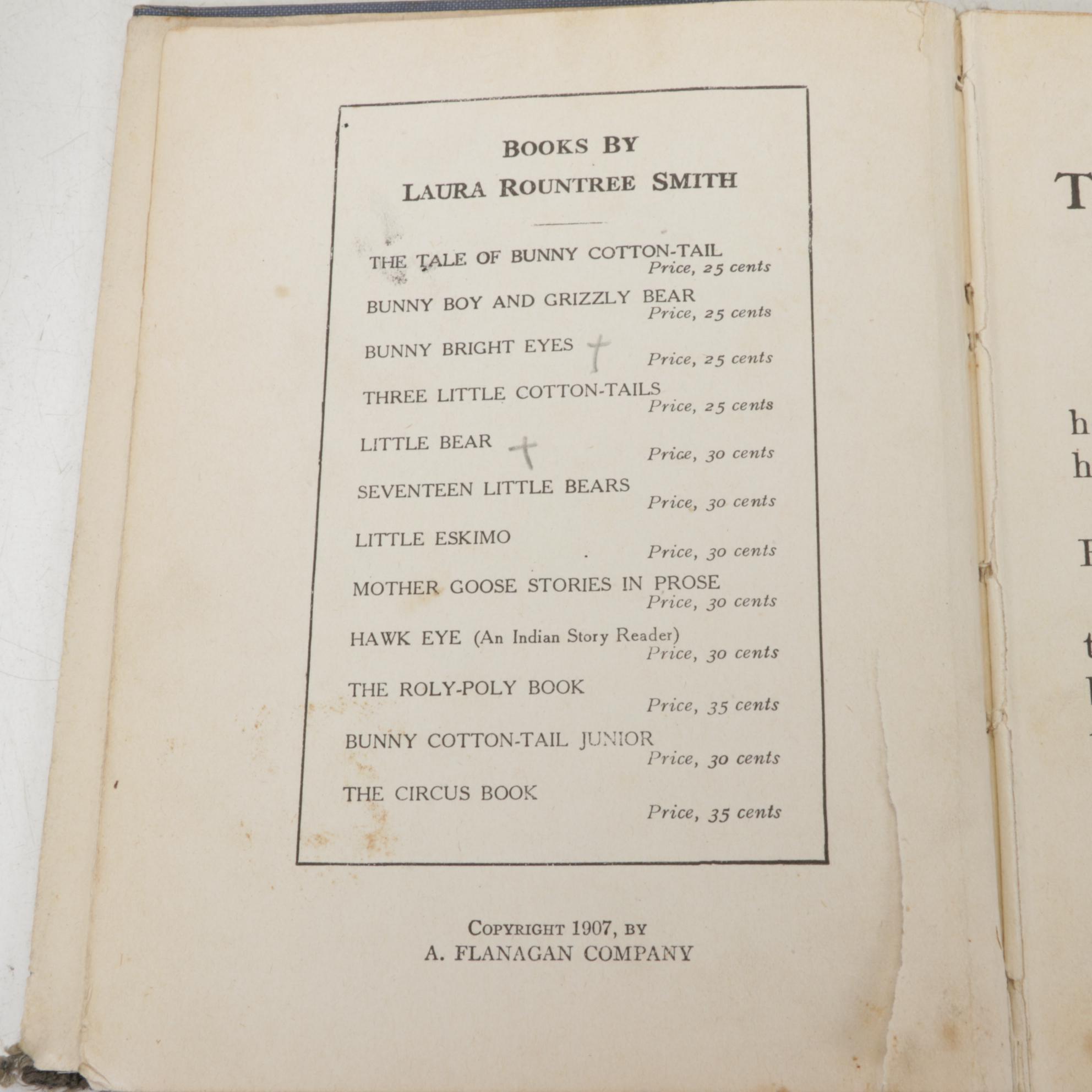 "Bunny Bright Eyes" by Laura R. Smith & Other Children's Story Books