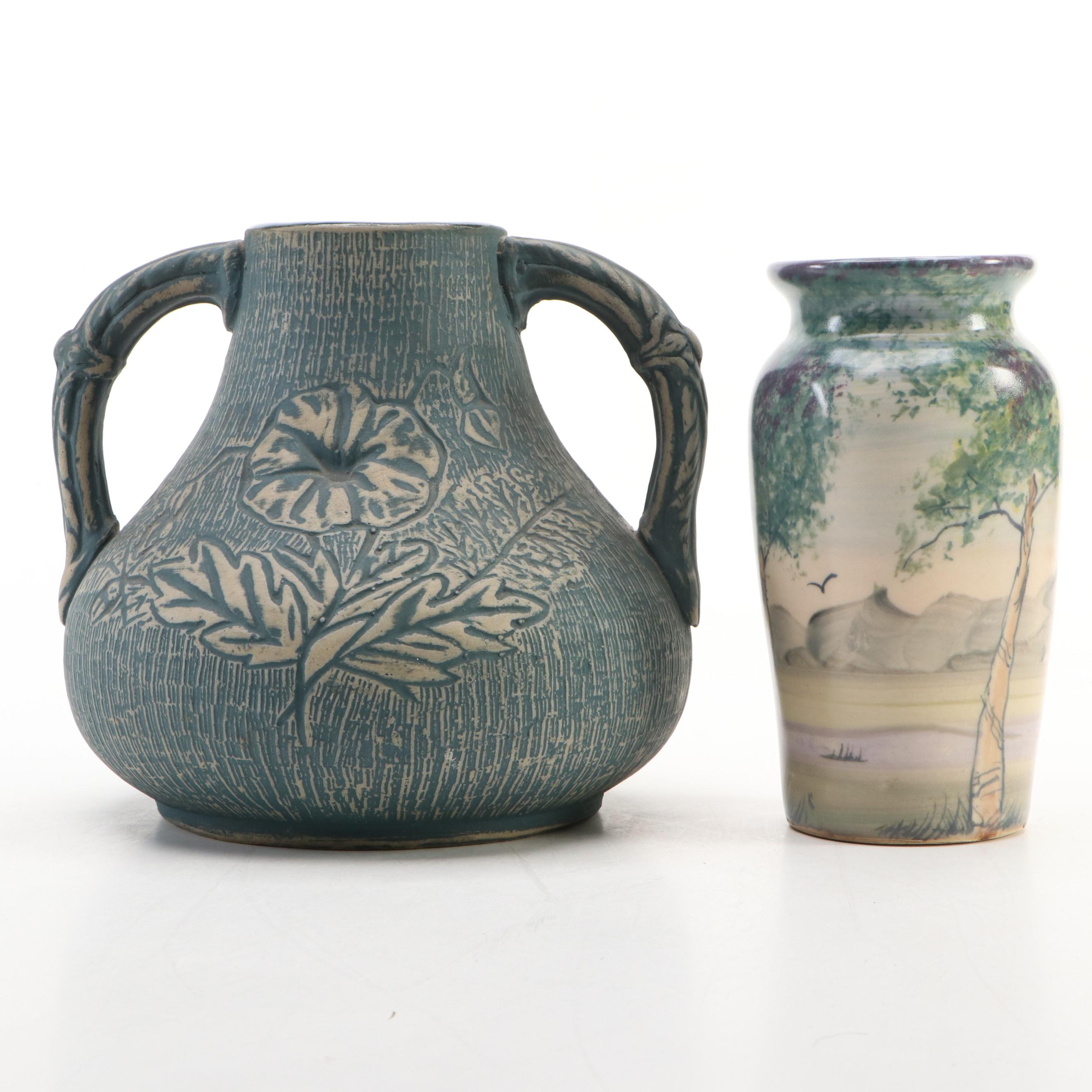 Red Wing Brushware Stoneware, Morimura Porcelain Bowl and More