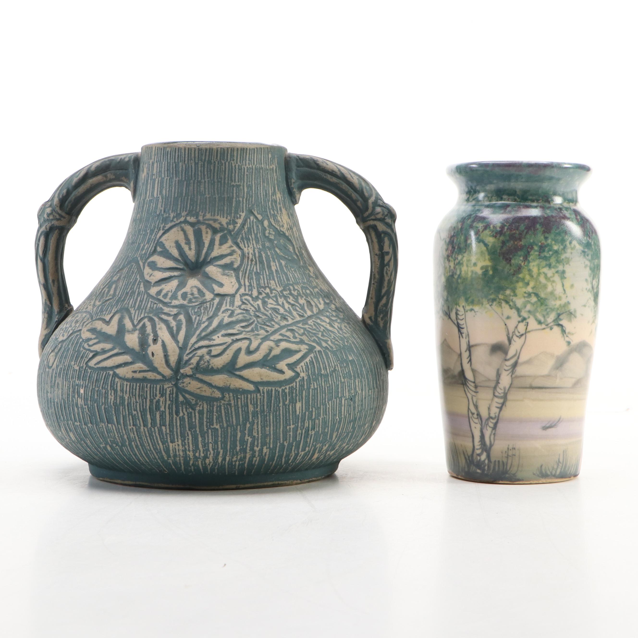 Red Wing Brushware Stoneware, Morimura Porcelain Bowl and More