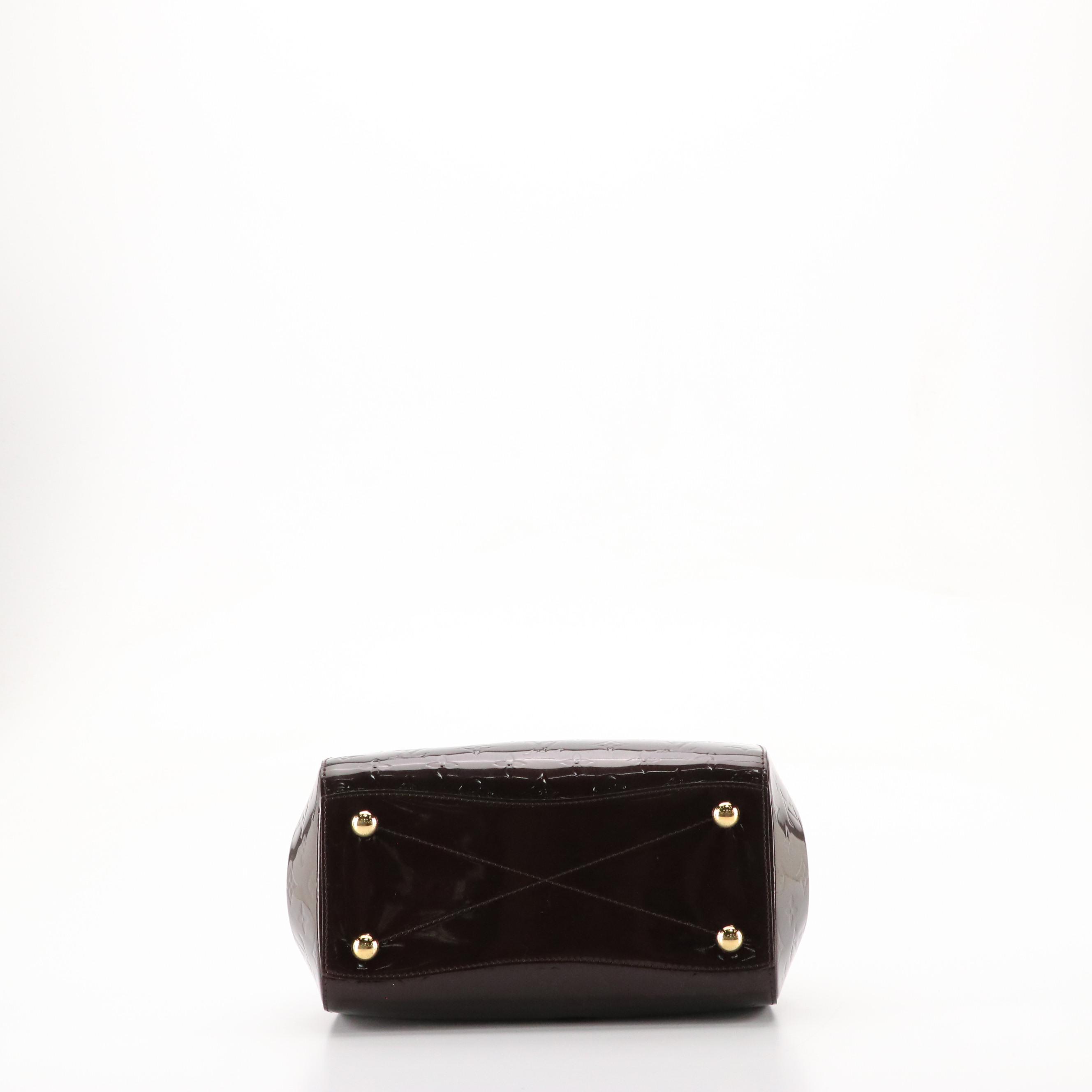 Louis Vuitton Montana Boston Bag in Amarante Monogram Vernis Leather