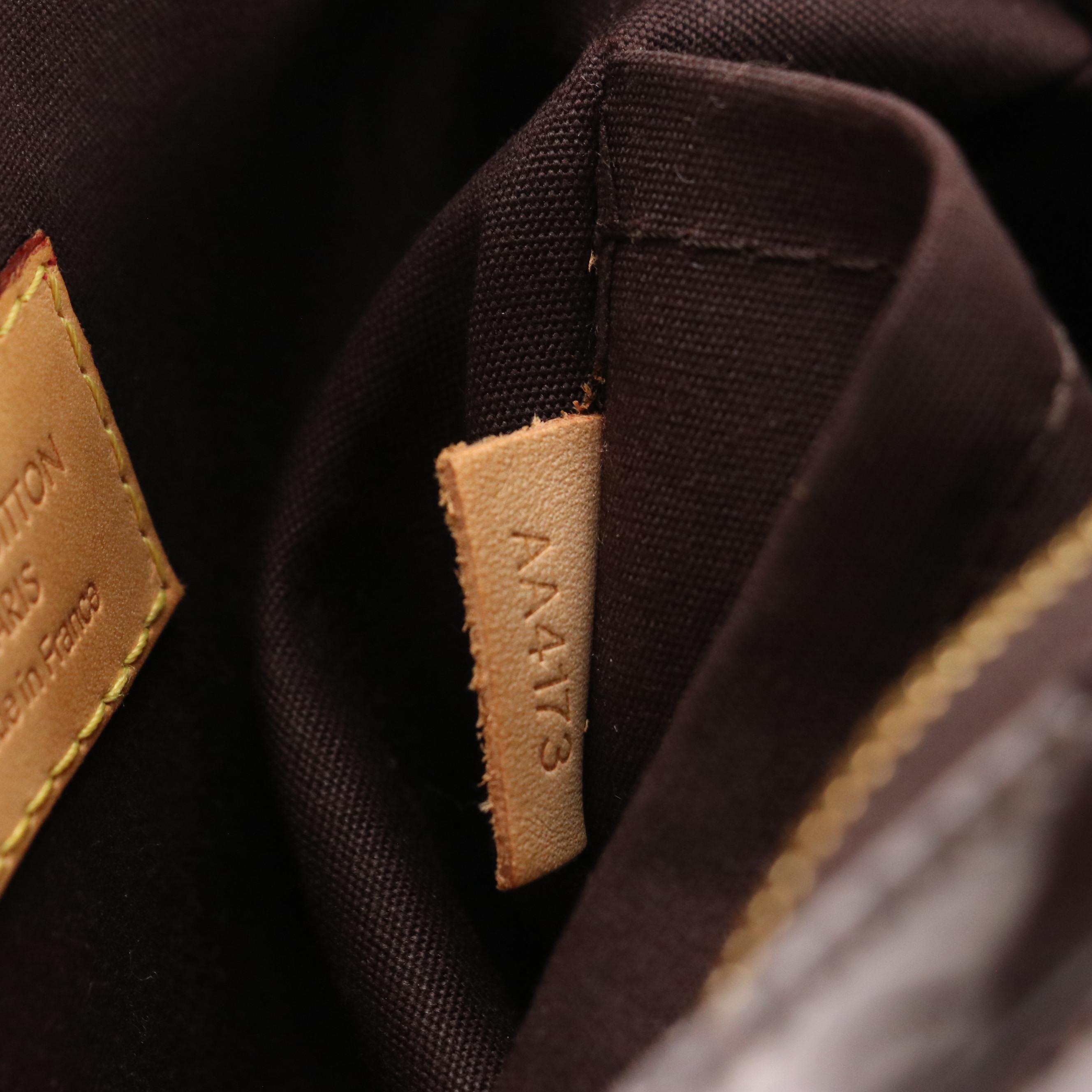 Louis Vuitton Montana Boston Bag in Amarante Monogram Vernis Leather