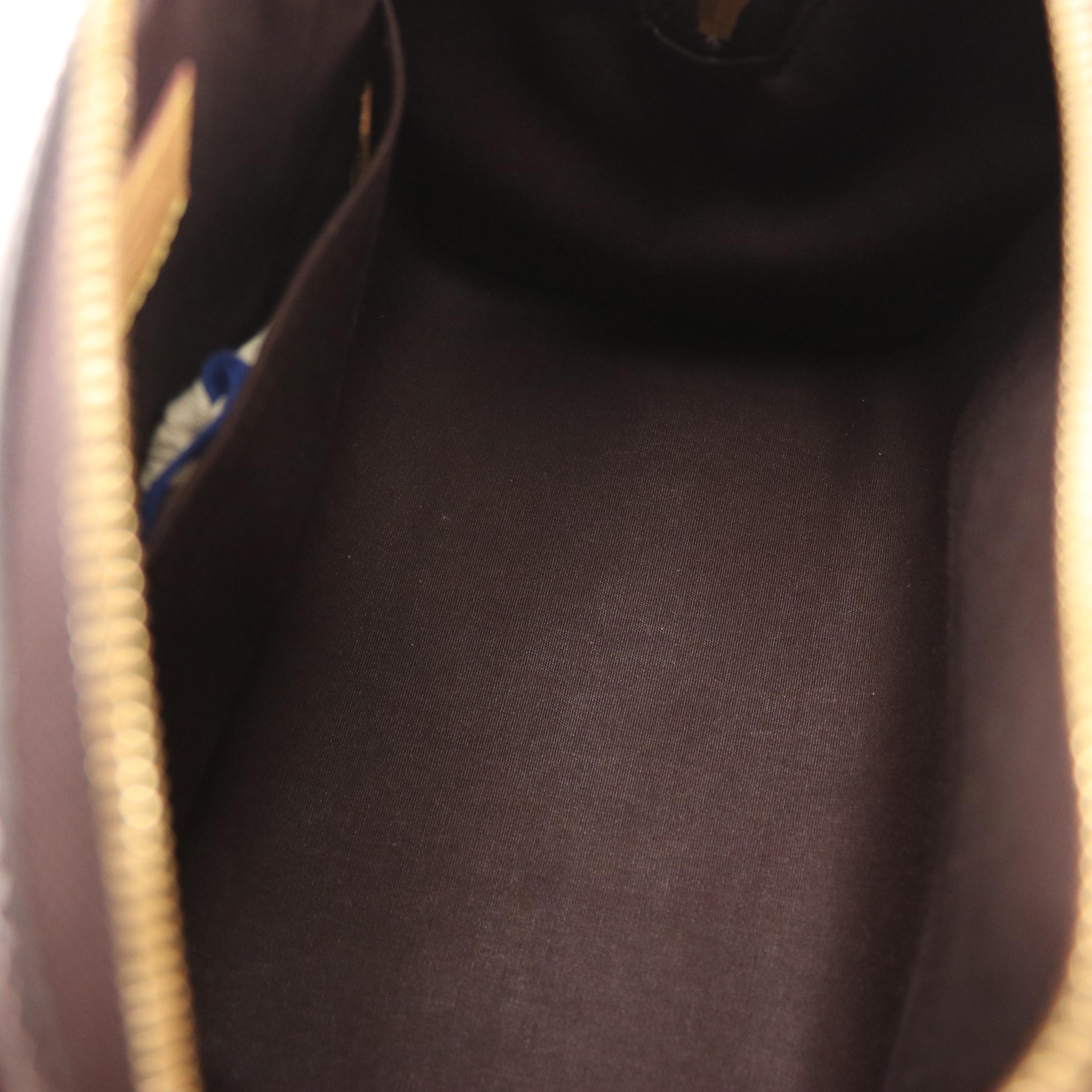 Louis Vuitton Montana Boston Bag in Amarante Monogram Vernis Leather