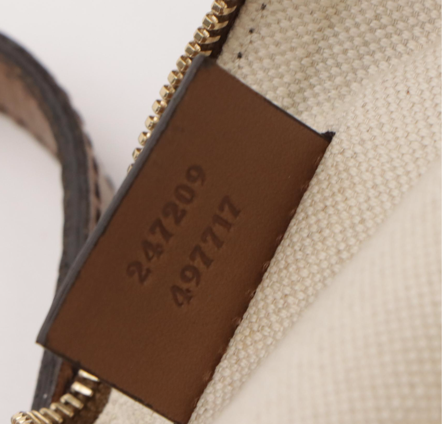 Gucci Craft Tote in GG Canvas and Mocha Brown Calfskin Leather