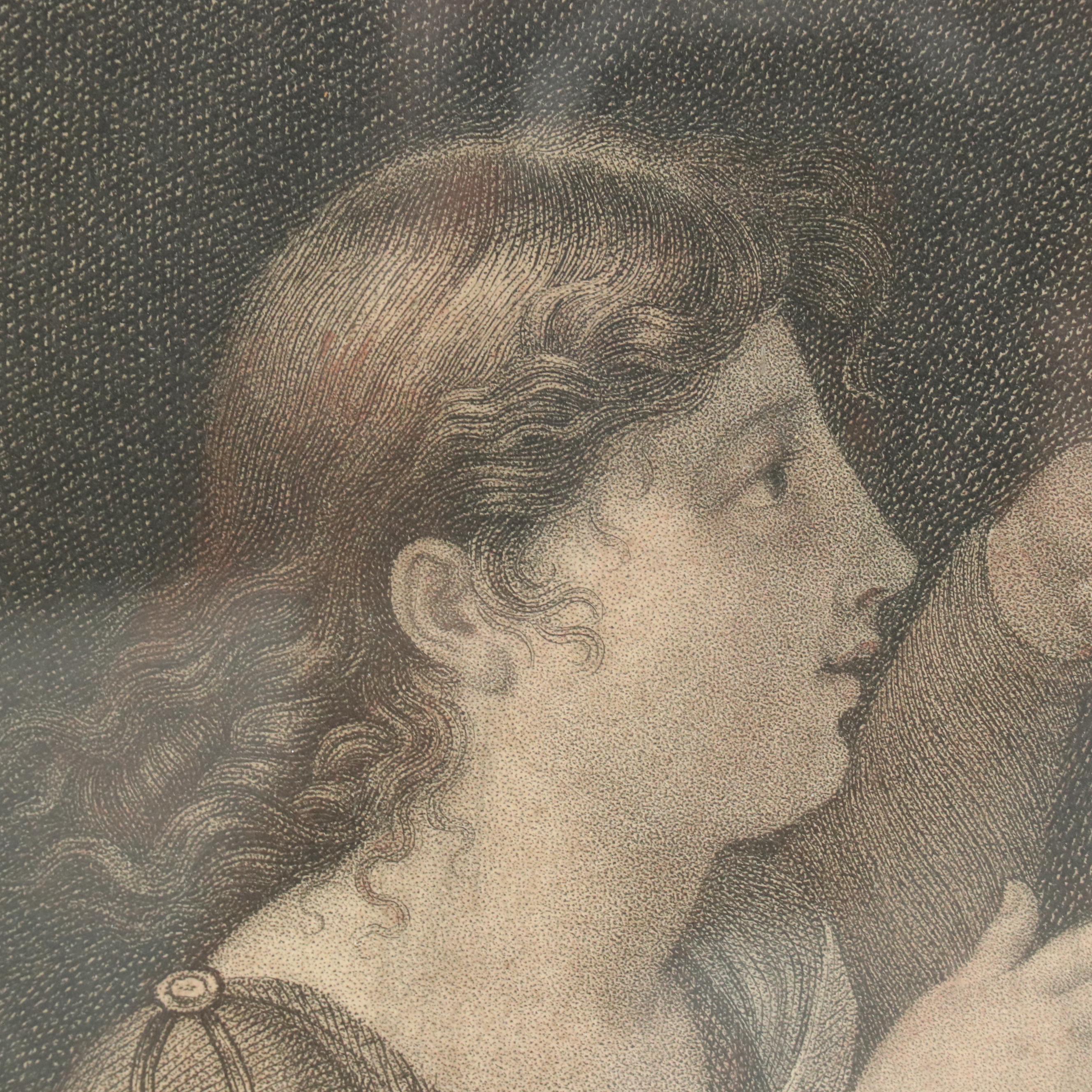 French Engraving "Ah! C'en est Fait je me Marie" After Jenny Berger-Desoras