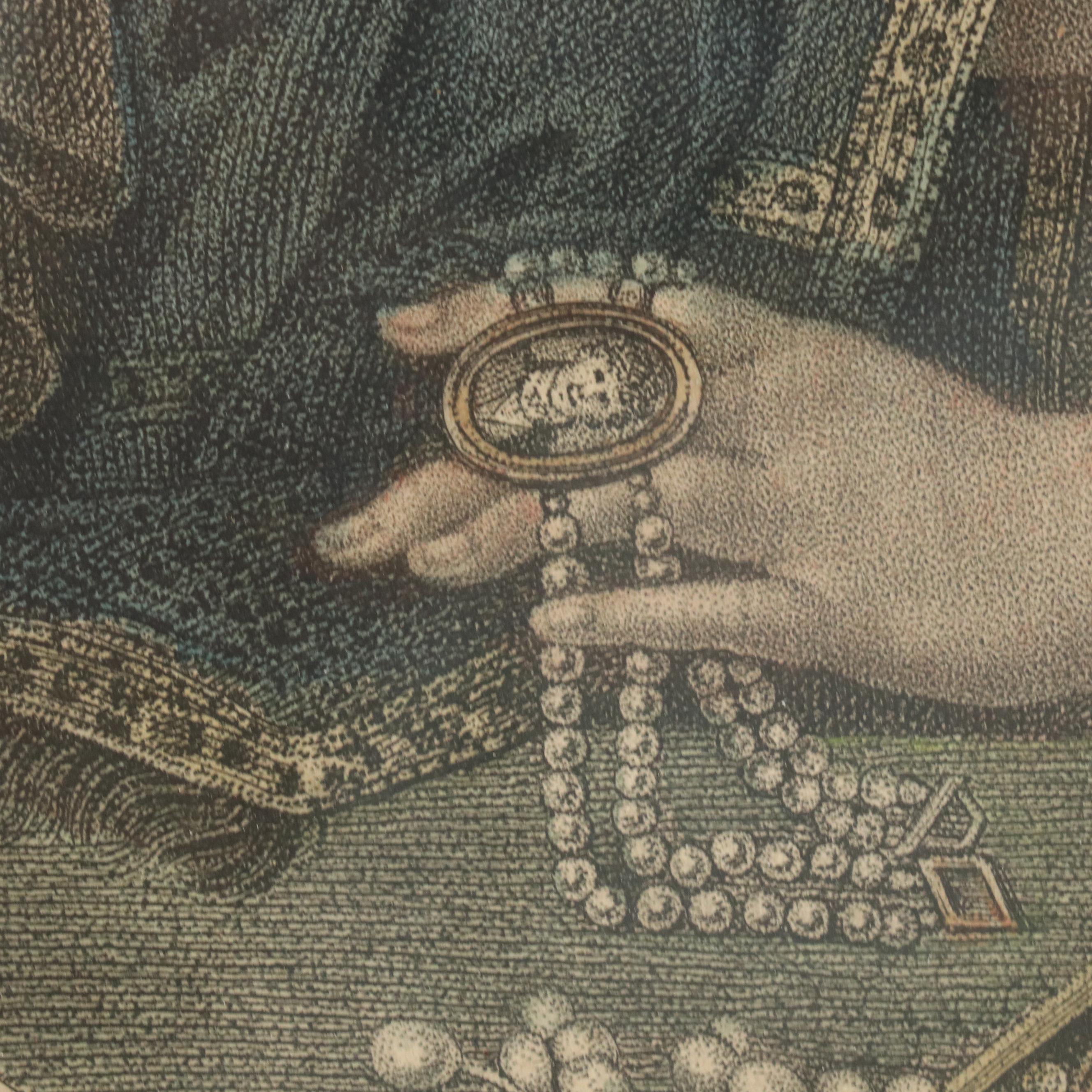 French Engraving "Ah! C'en est Fait je me Marie" After Jenny Berger-Desoras