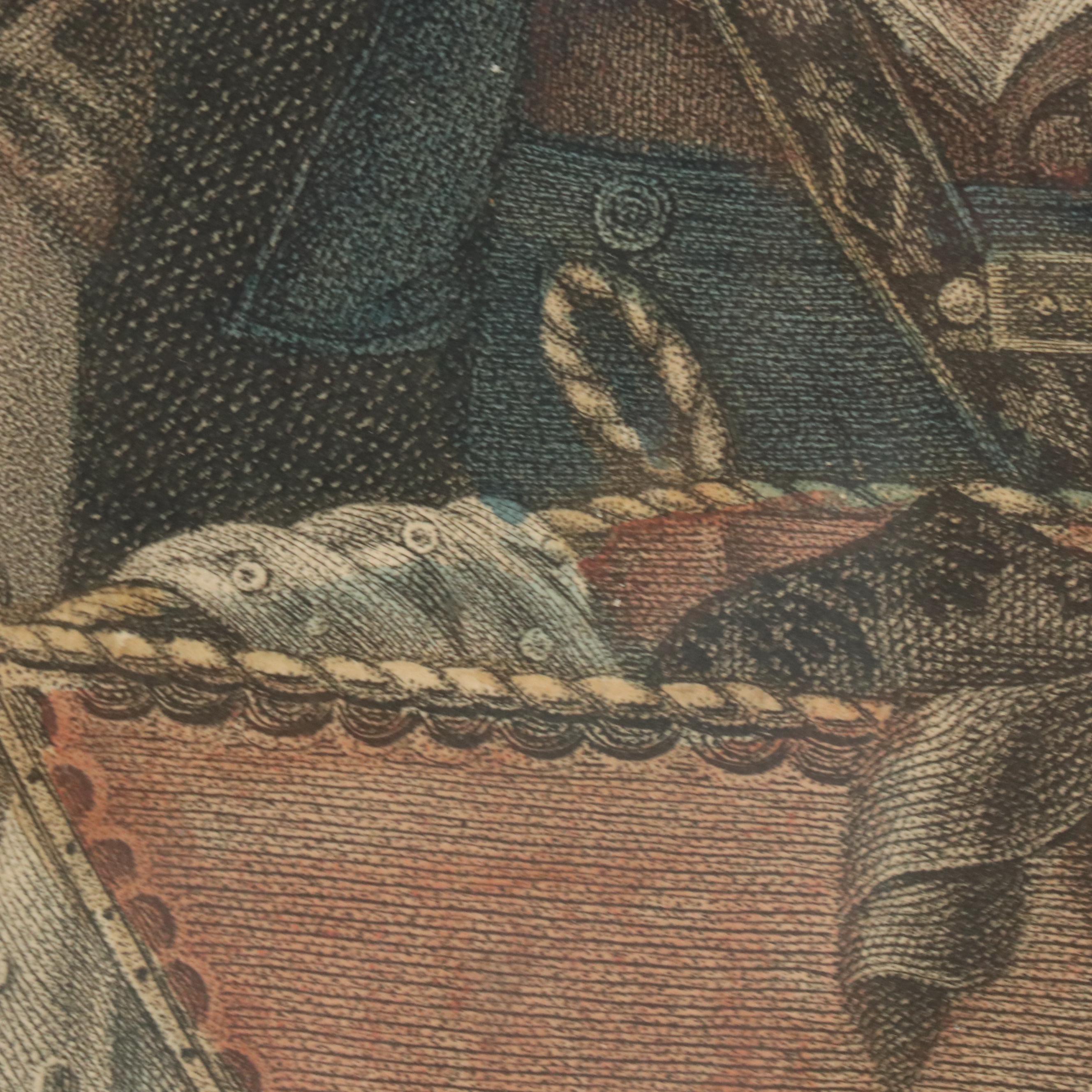 French Engraving "Ah! C'en est Fait je me Marie" After Jenny Berger-Desoras