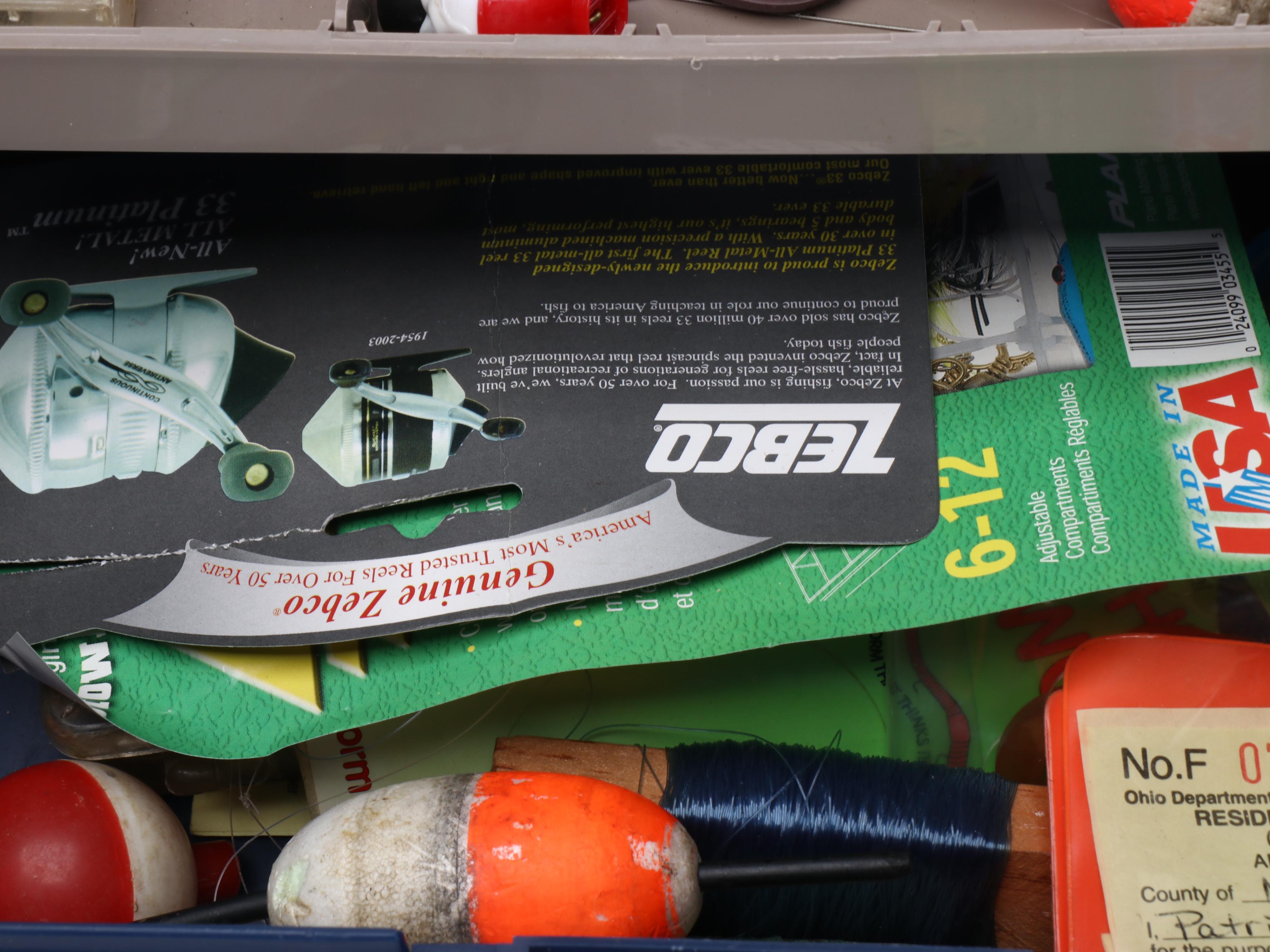 Fishing Collection Featuring Rods, Lures and More