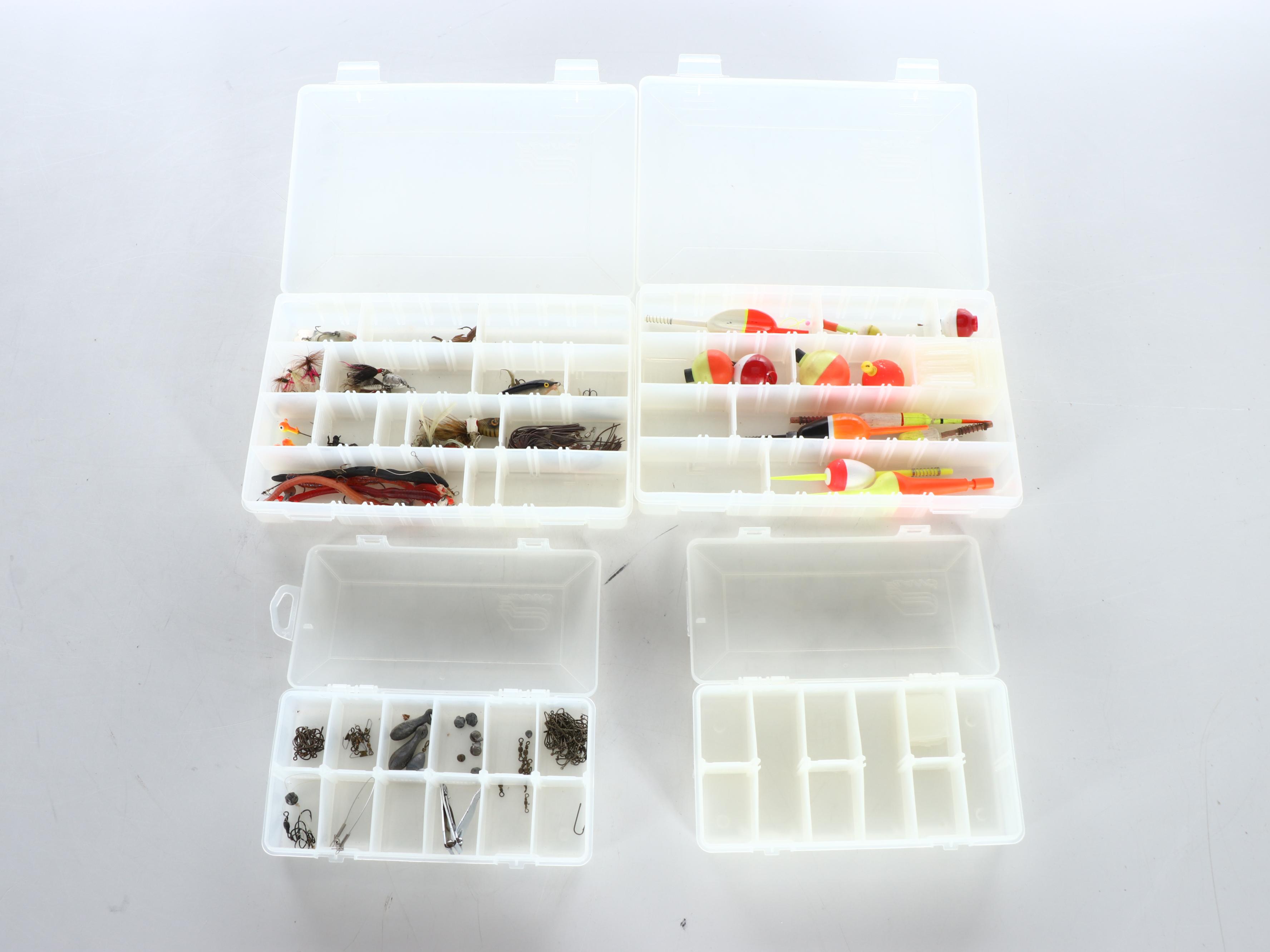 Fishing Collection Featuring Rods, Lures and More