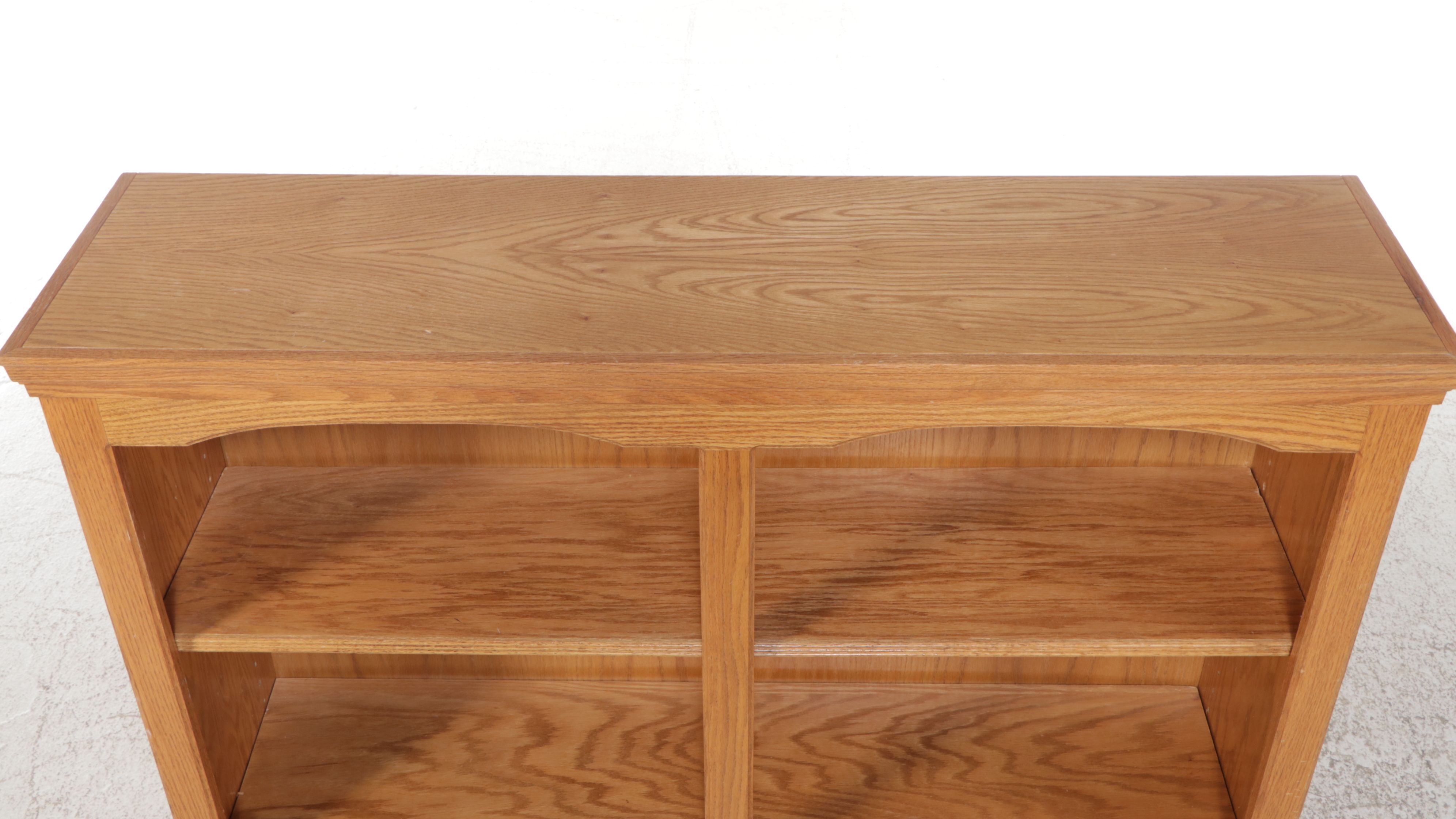 Creations Furniture Oak Bookcase, Late 20th Century