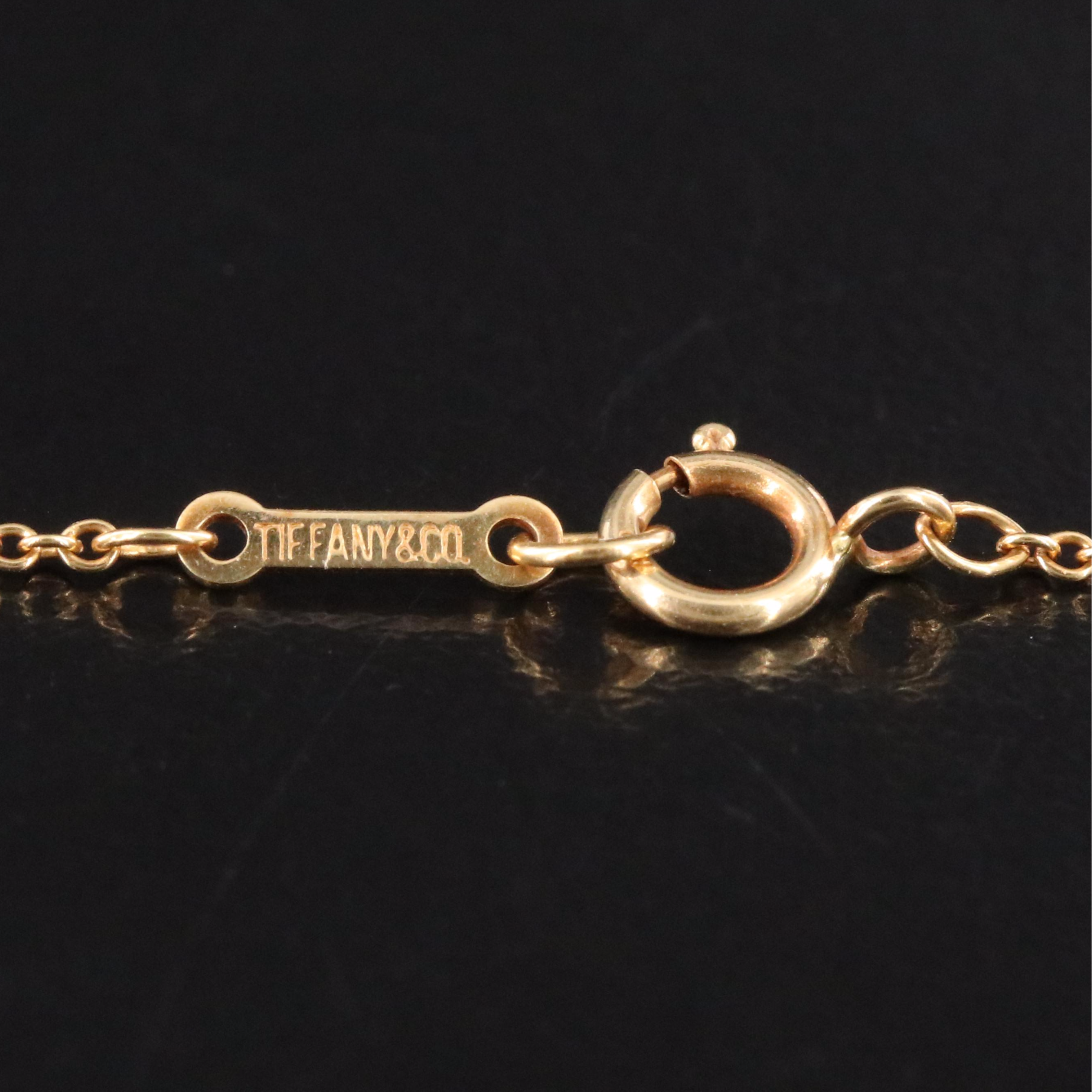 Elsa Peretti for Tiffany & Co. Bean Design 18K Necklace